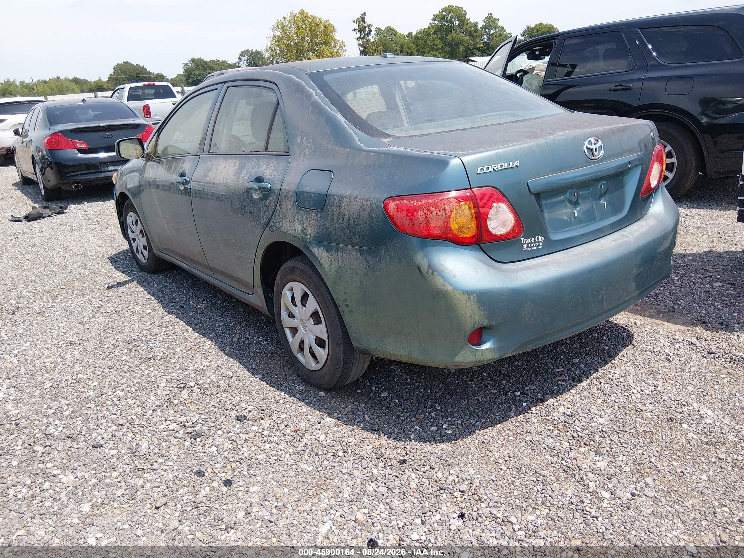 2009 Toyota Corolla Le Green vin: 1NXBU40E29Z122862