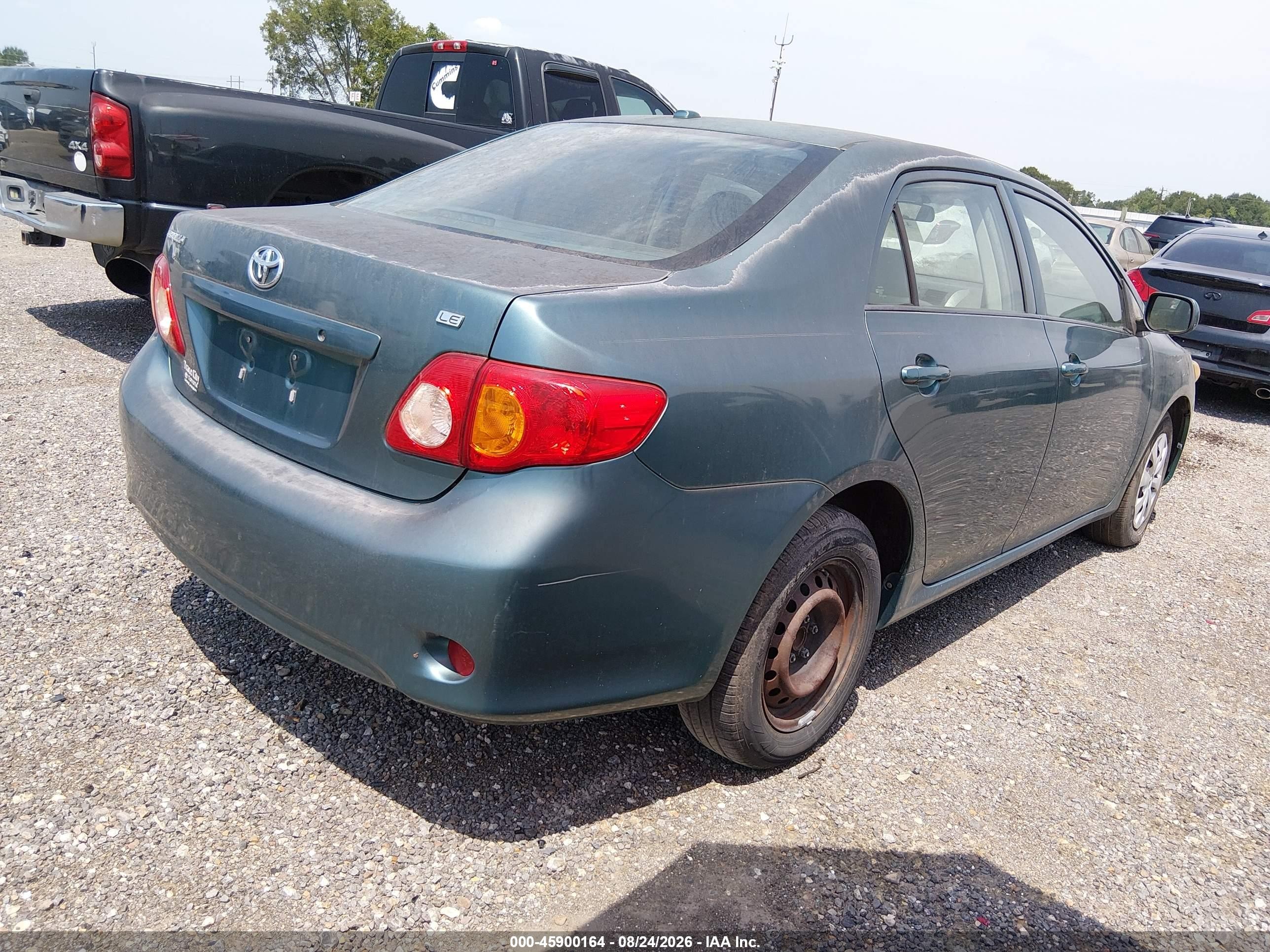 2009 Toyota Corolla Le Green vin: 1NXBU40E29Z122862