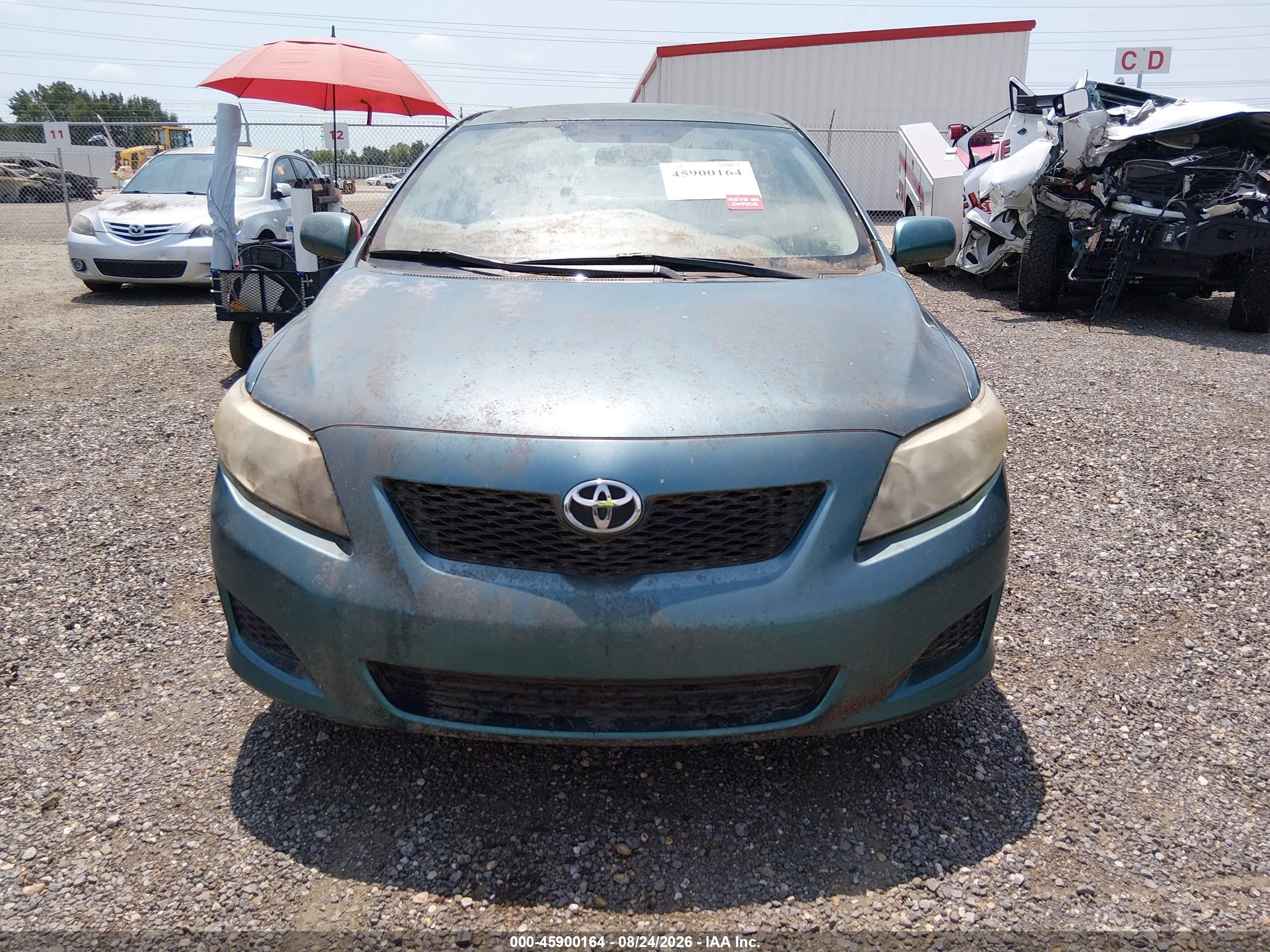 2009 Toyota Corolla Le Green vin: 1NXBU40E29Z122862