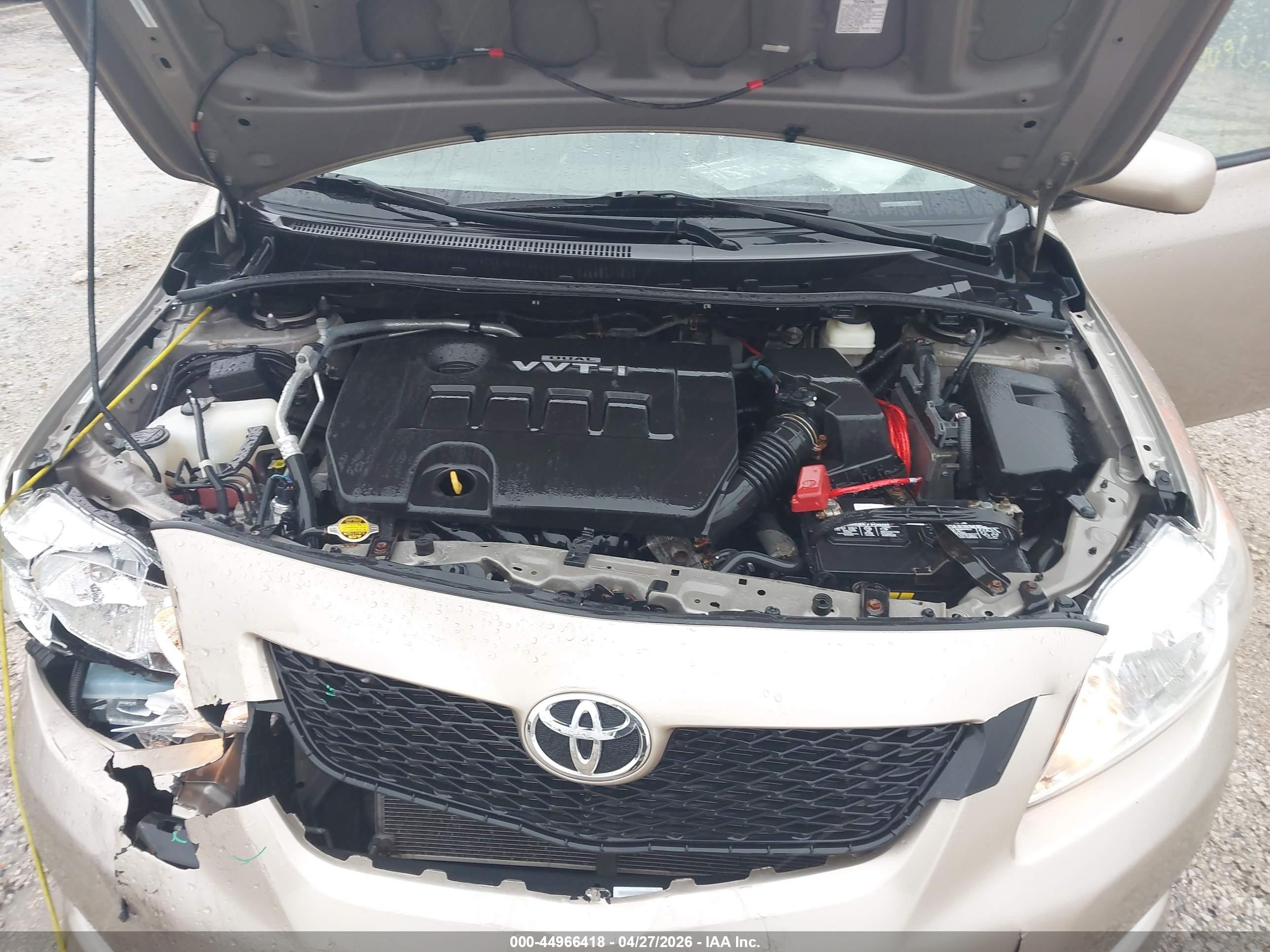 2009 Toyota Corolla Le Tan vin: 1NXBU40E29Z128743