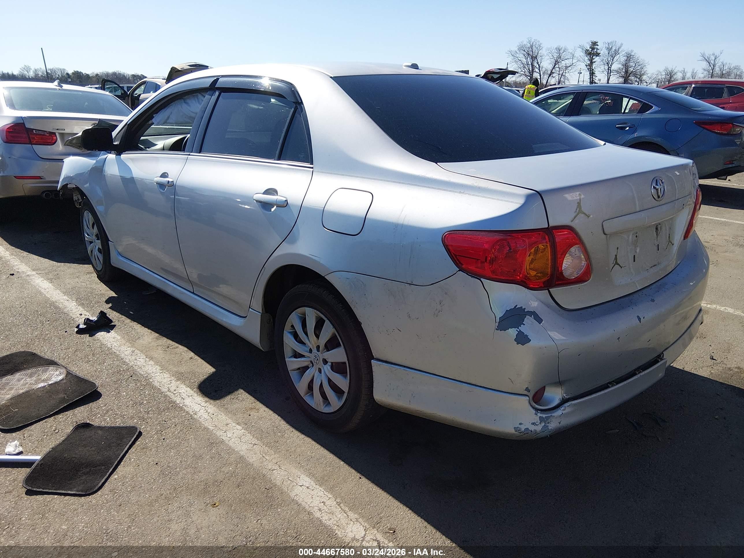 2009 Toyota Corolla S Silver vin: 1NXBU40E29Z148541