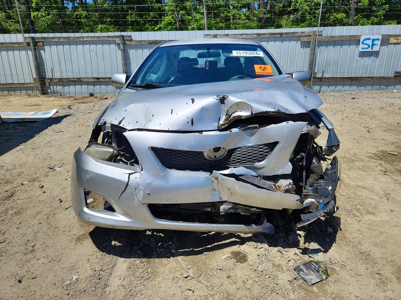 2009 Toyota Corolla Le Silver vin: 1NXBU40E39Z026173