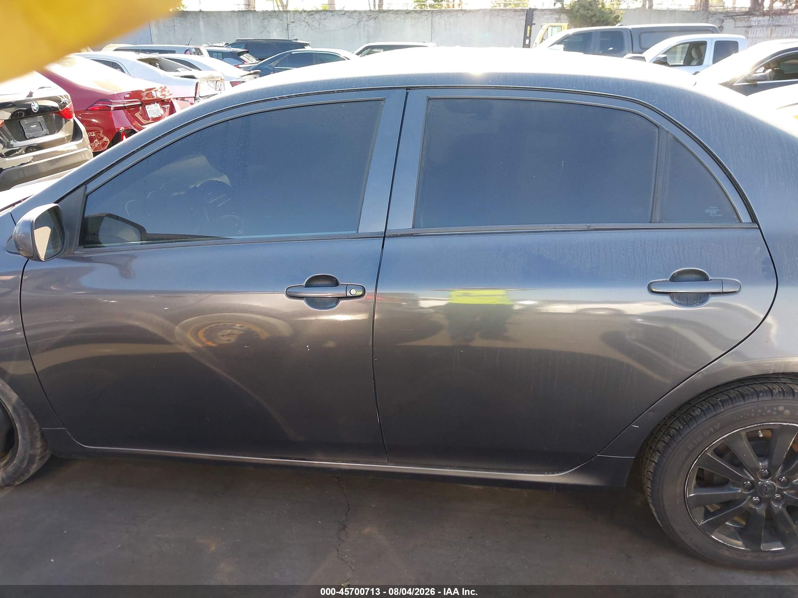 2009 Toyota Corolla Le Gray vin: 1NXBU40E39Z036671