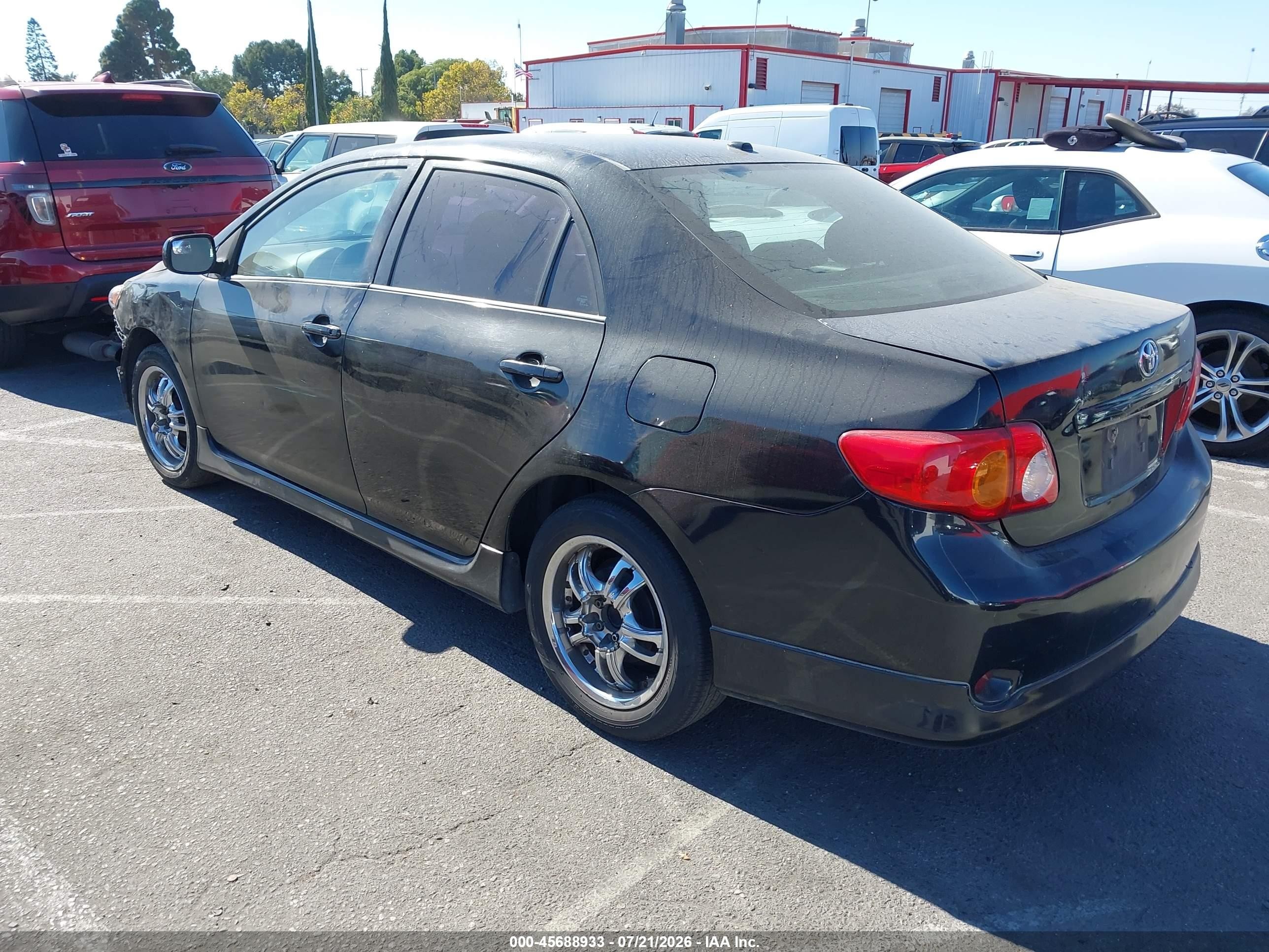 2009 Toyota Corolla S Черный vin: 1NXBU40E39Z041272