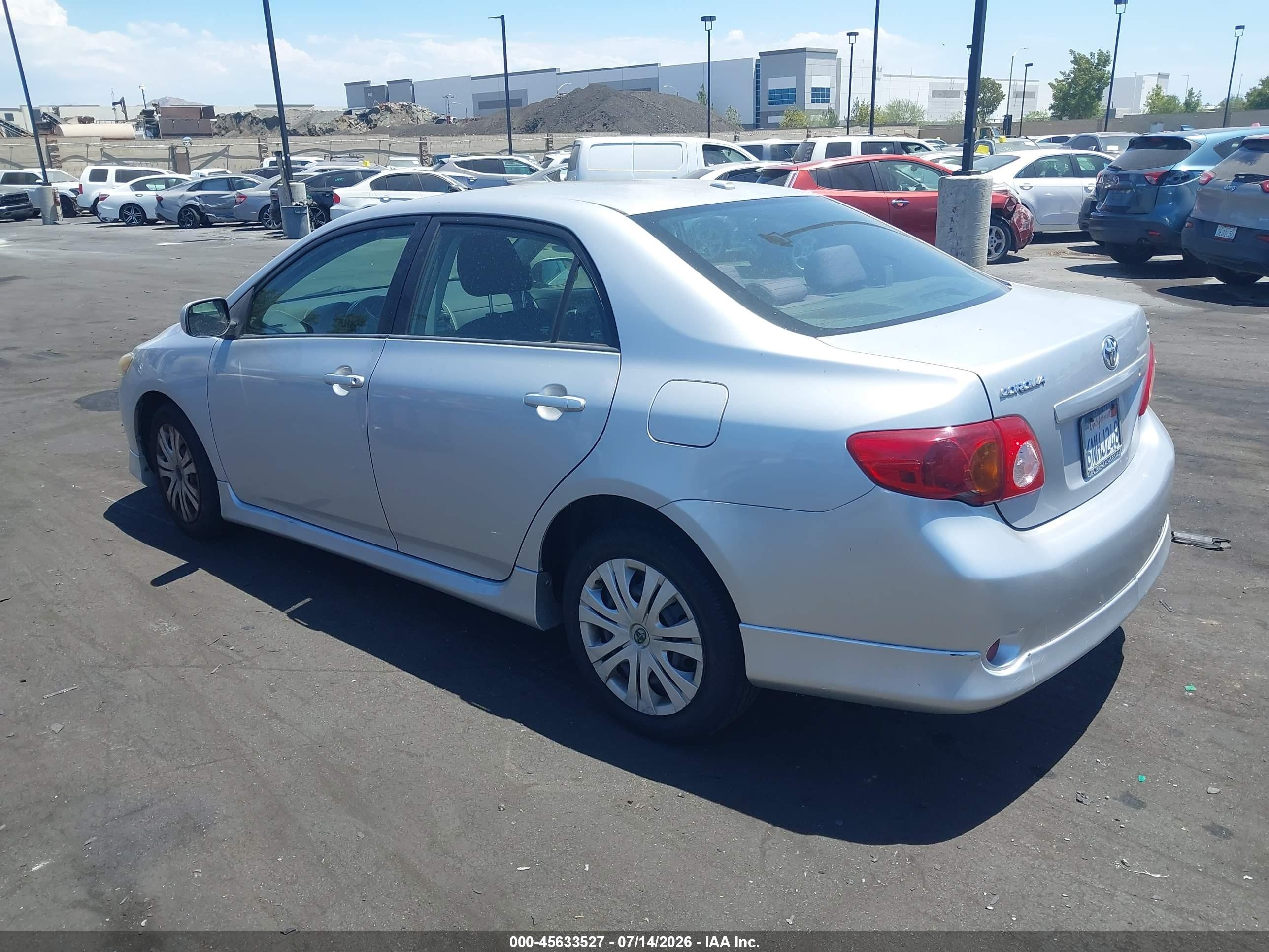 2009 Toyota Corolla S Silver vin: 1NXBU40E39Z042132