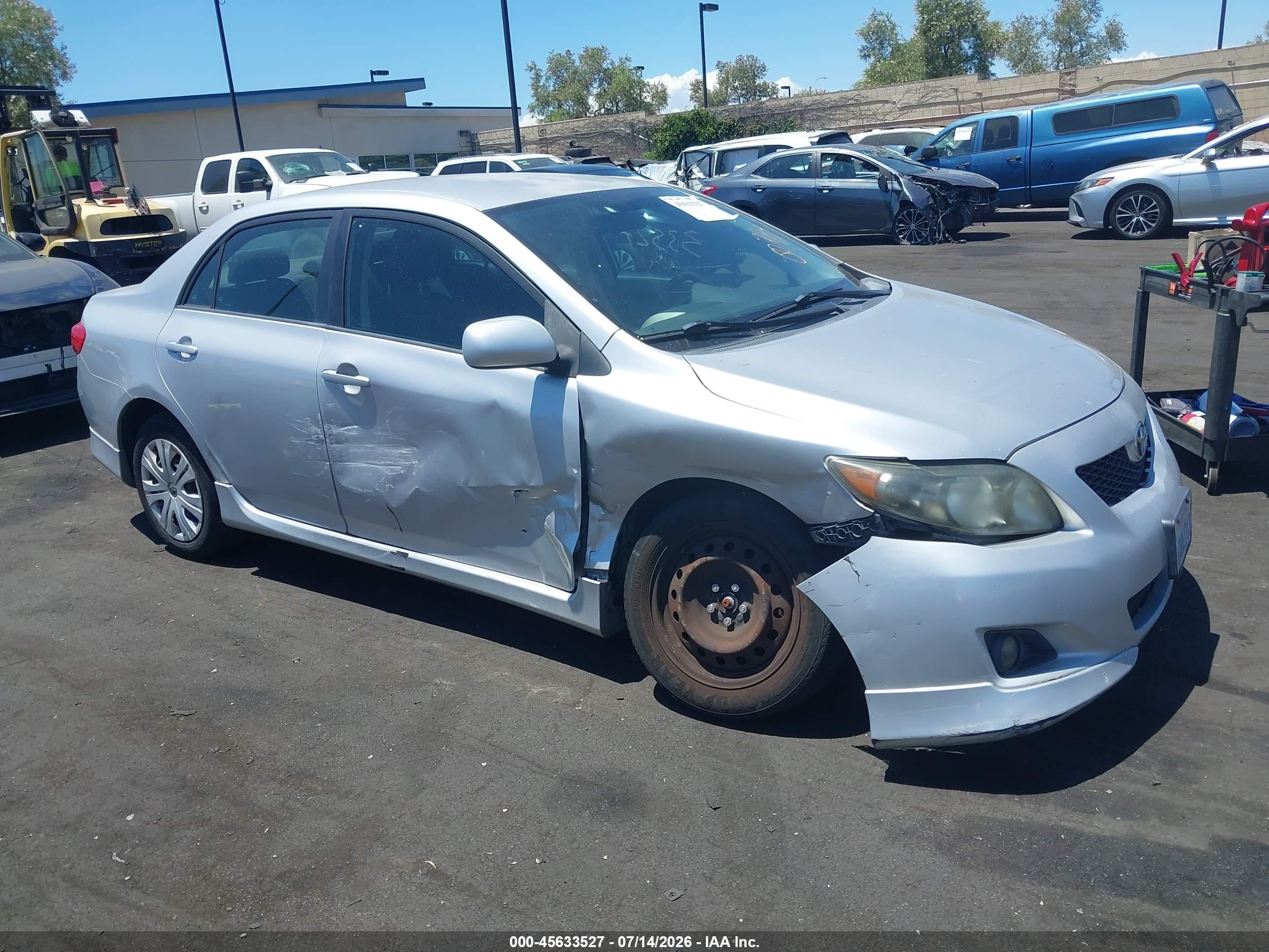 2009 Toyota Corolla S Silver vin: 1NXBU40E39Z042132