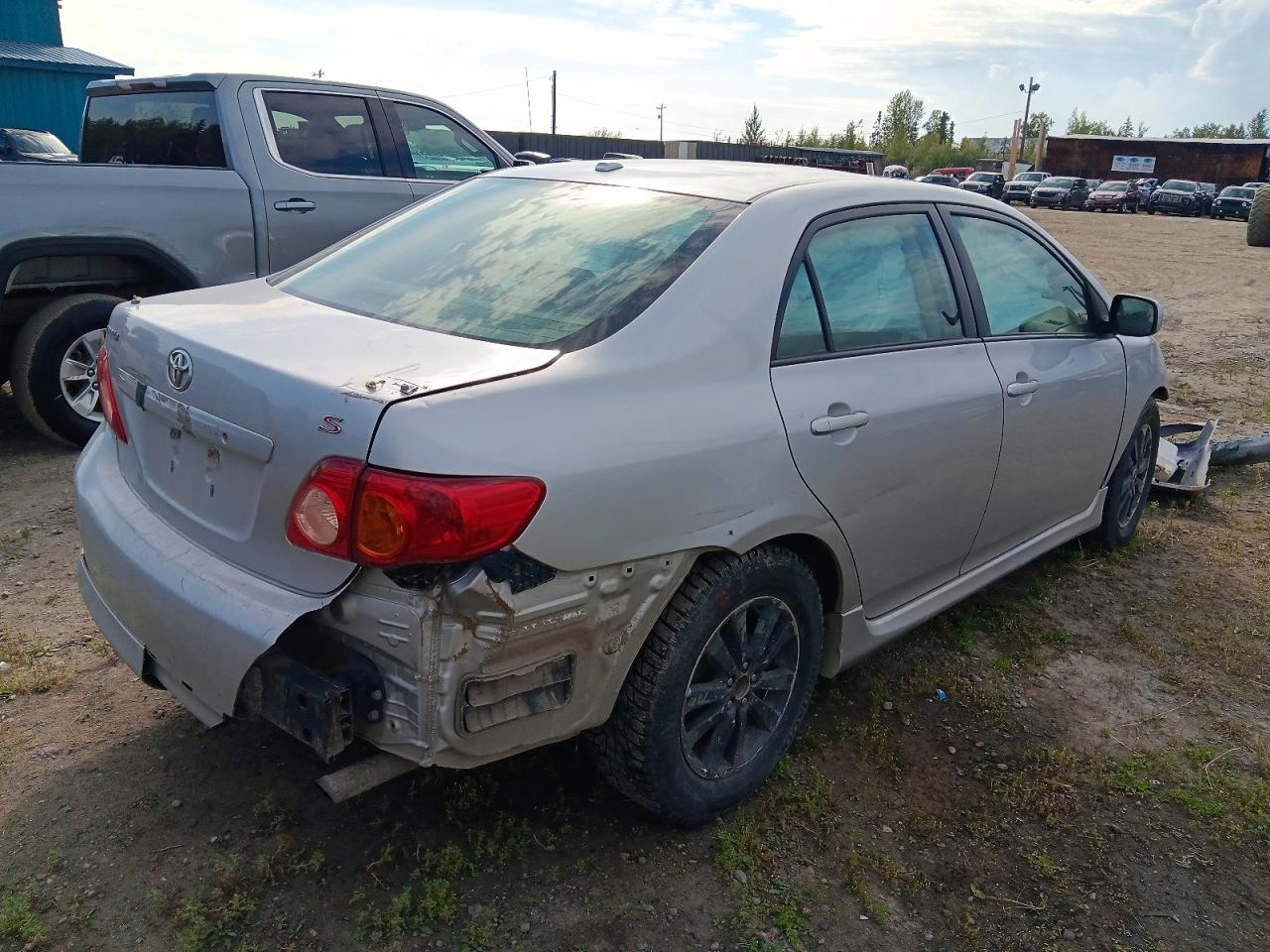 2009 Toyota Corolla S Silver vin: 1NXBU40E39Z059478