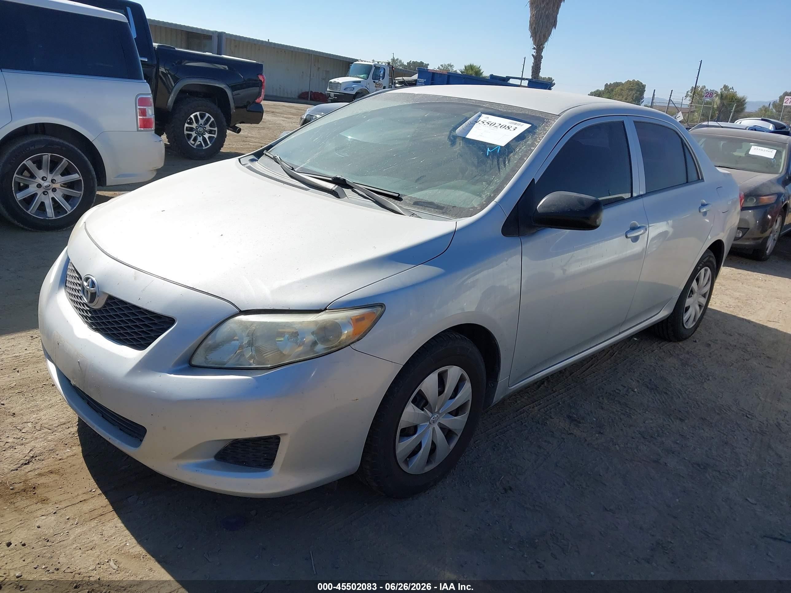 2009 Toyota Corolla   Silver vin: 1NXBU40E39Z068035