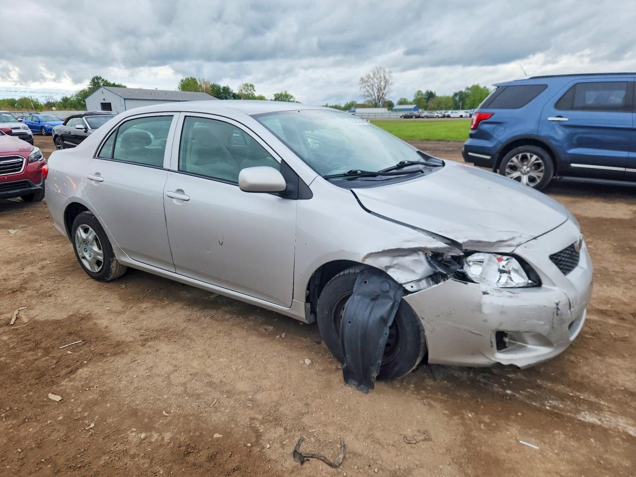 2009 Toyota Corolla Le Silver vin: 1NXBU40E39Z071498