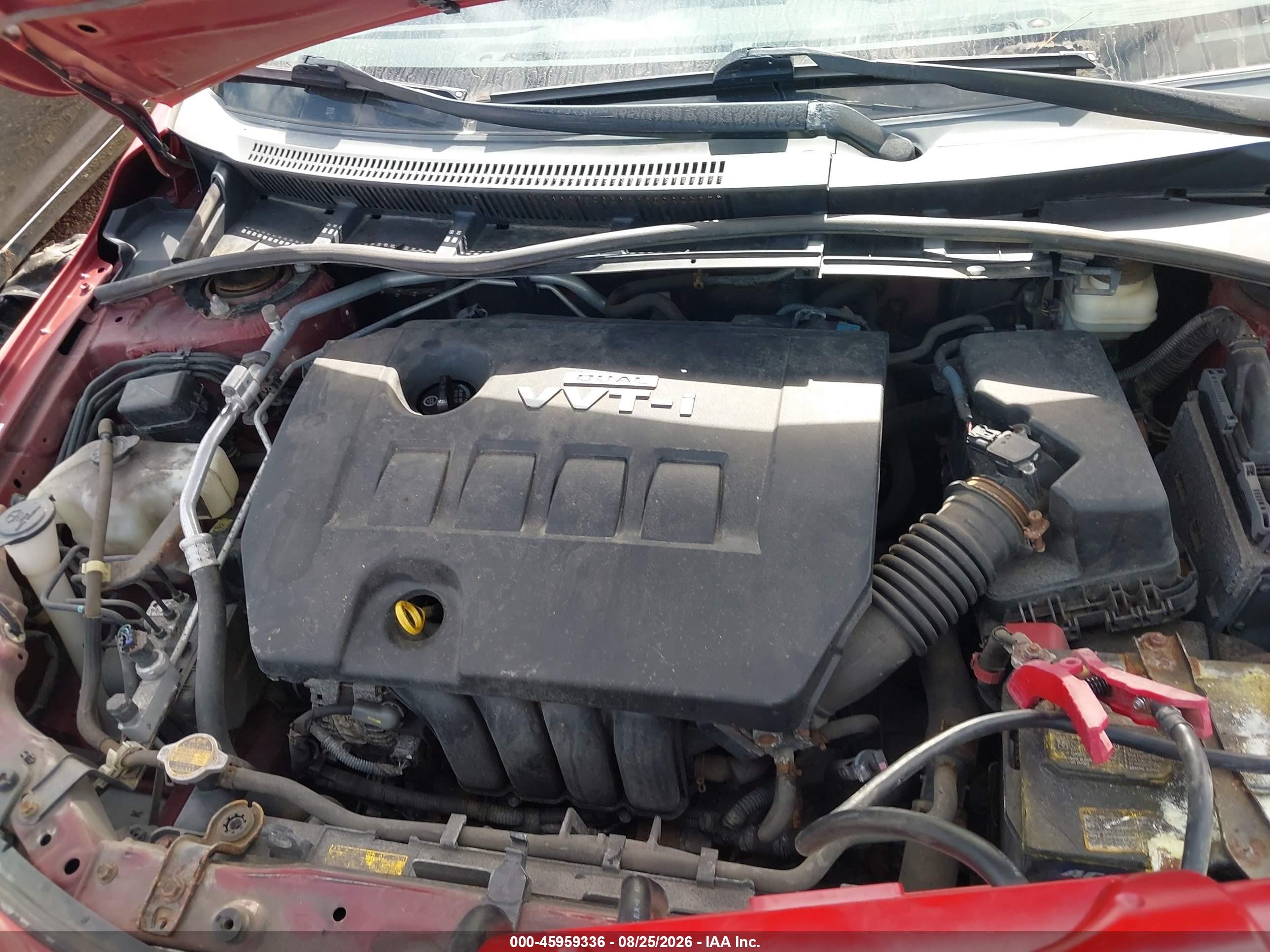 2009 Toyota Corolla Xle Red vin: 1NXBU40E39Z083053