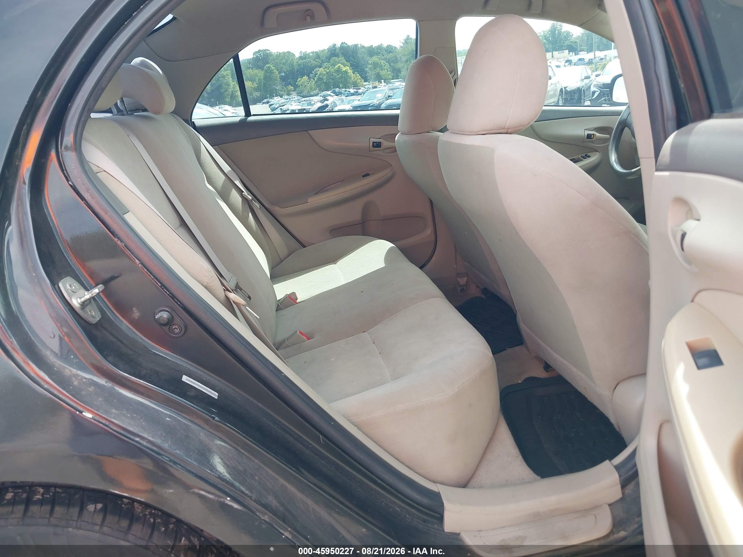 2009 Toyota Corolla Le Black vin: 1NXBU40E39Z095638