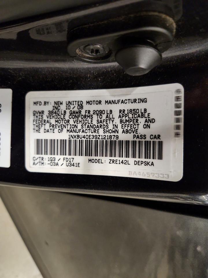 2009 Toyota Corolla S Gray vin: 1NXBU40E39Z121879
