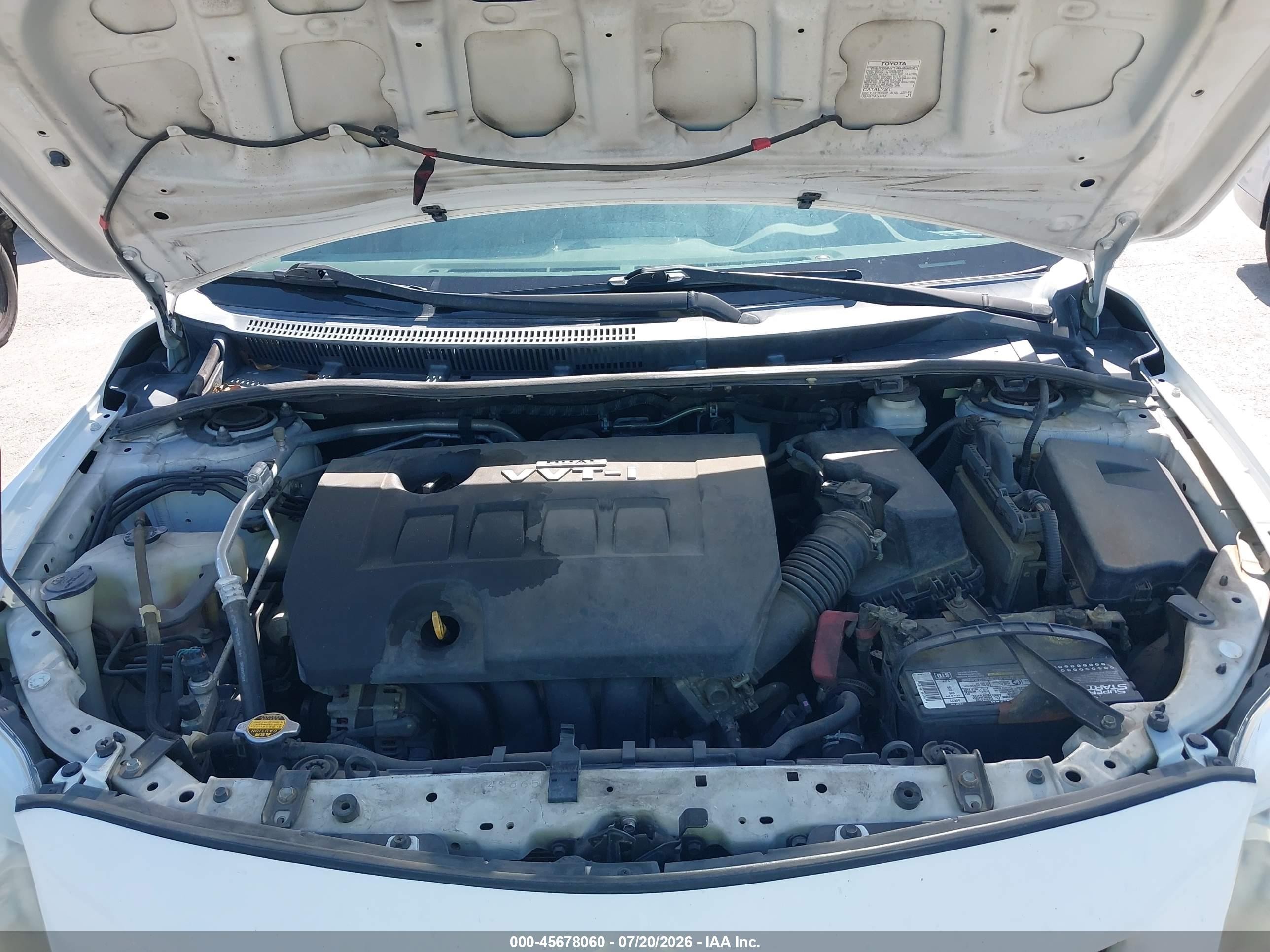 2009 Toyota Corolla Le Белый vin: 1NXBU40E39Z134924