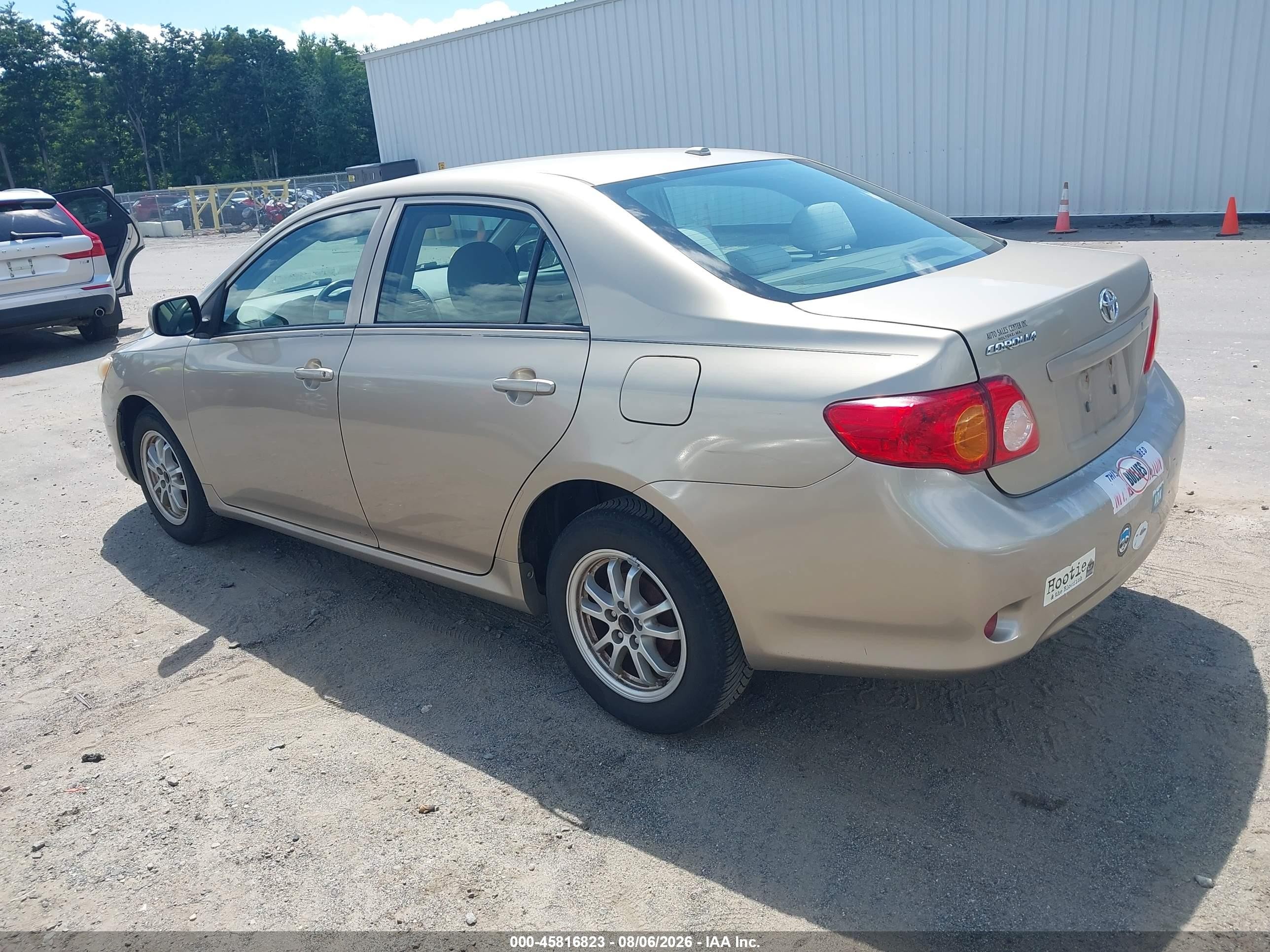 2009 Toyota Corolla Le Gold vin: 1NXBU40E39Z143607