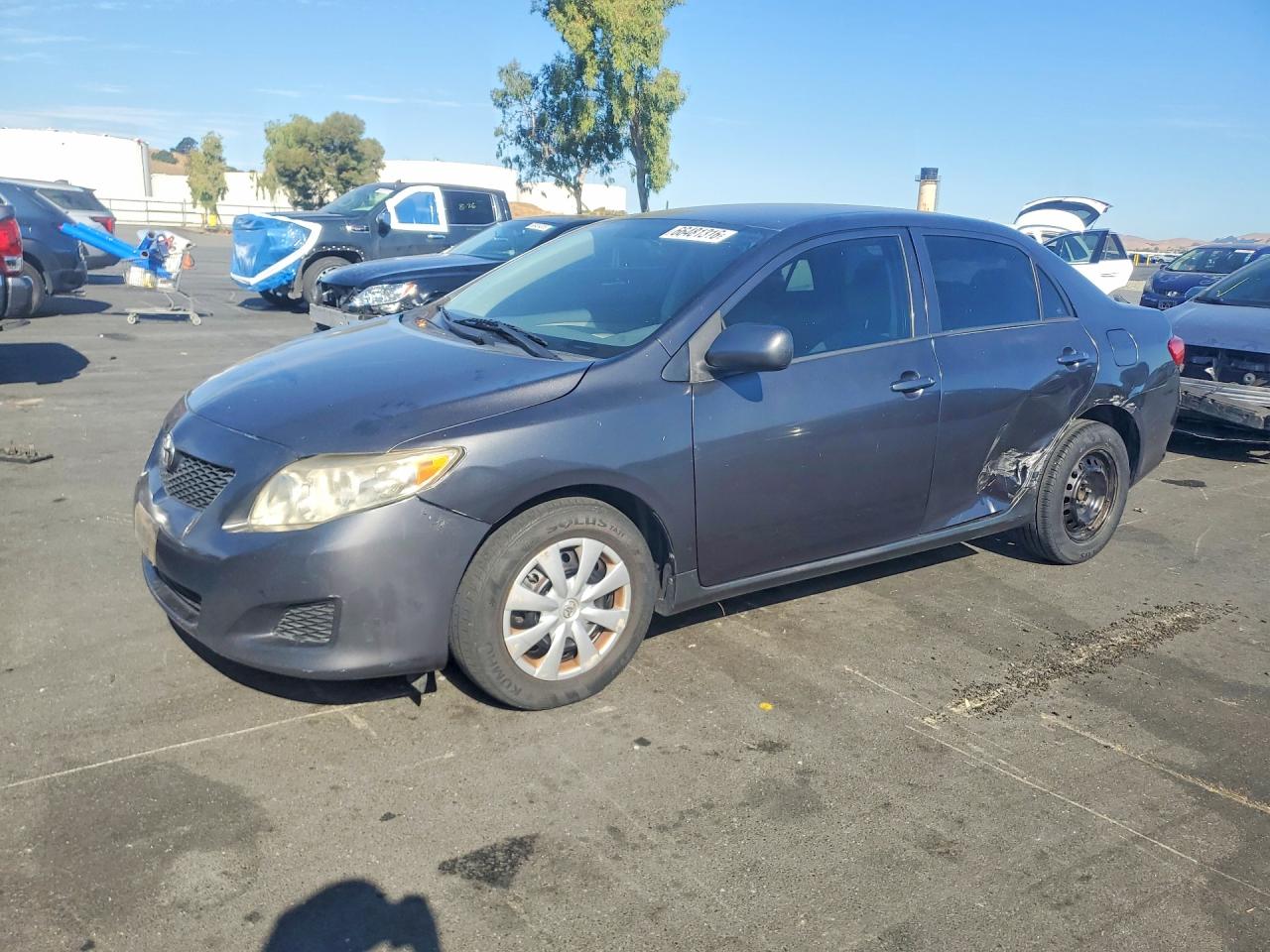 2009 Toyota Corolla Le Gray vin: 1NXBU40E39Z146801