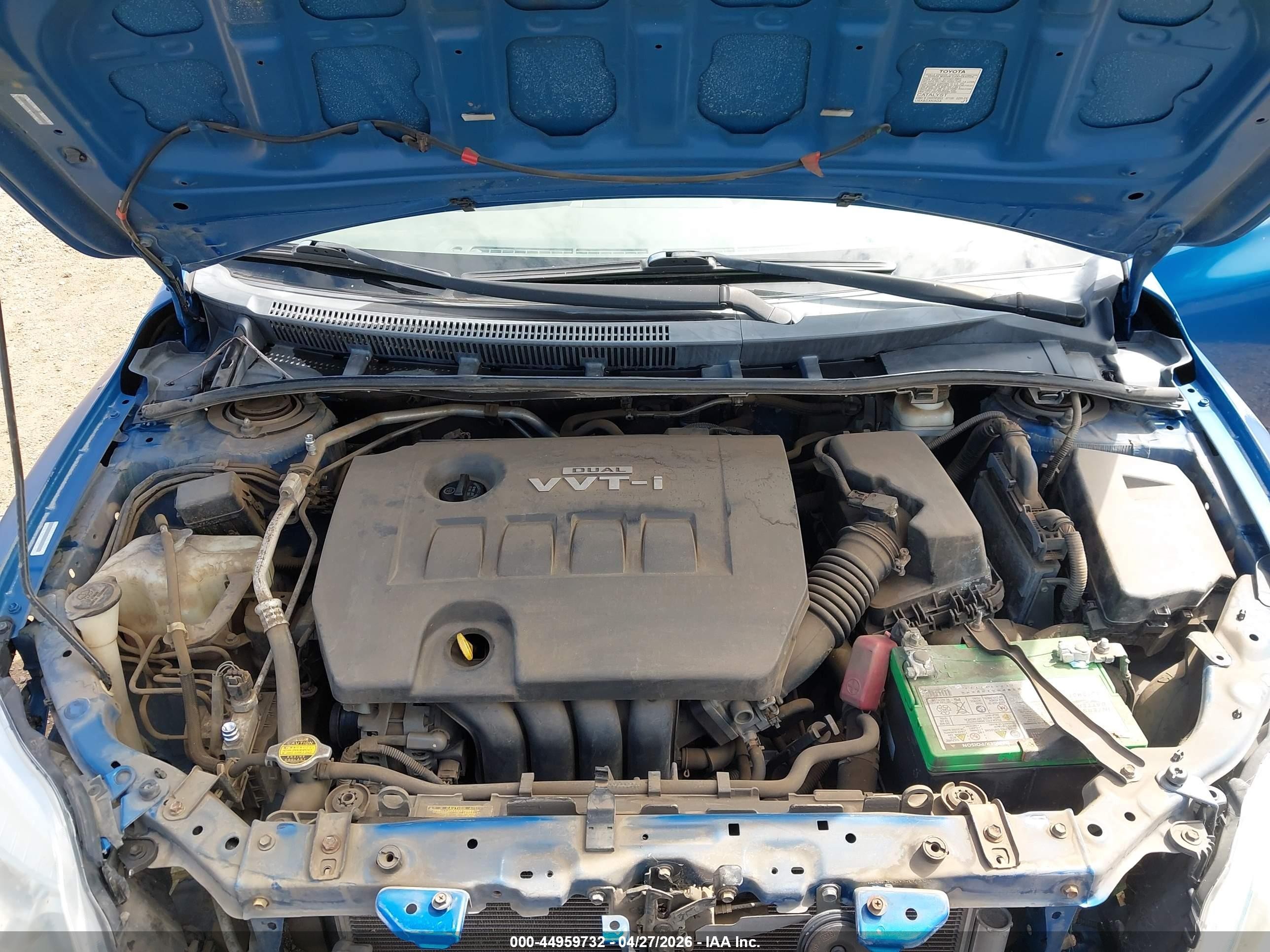 2009 Toyota Corolla Le Blue vin: 1NXBU40E39Z150220