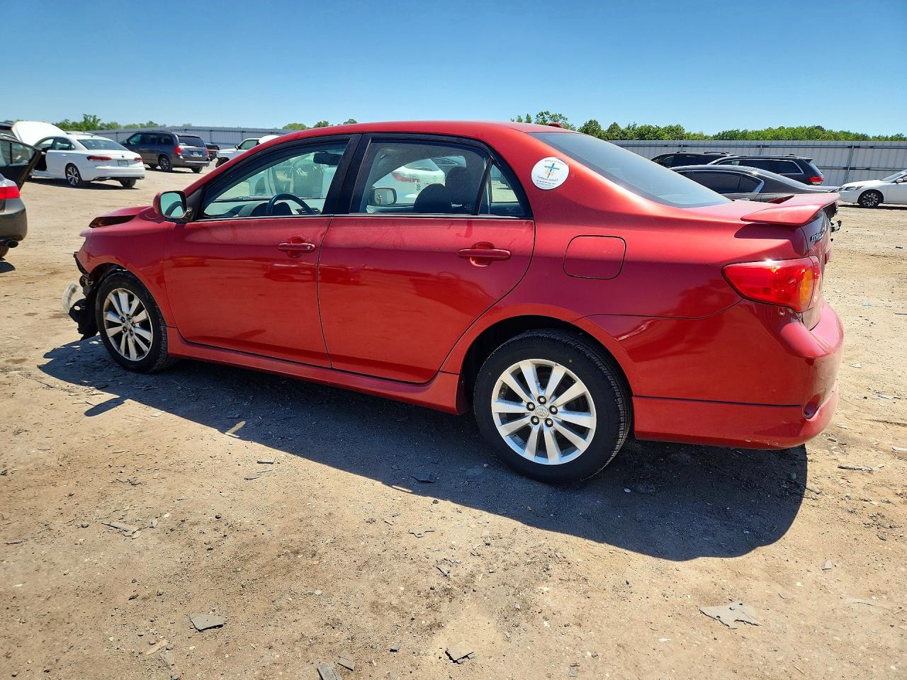2009 Toyota Corolla S Red vin: 1NXBU40E39Z157989