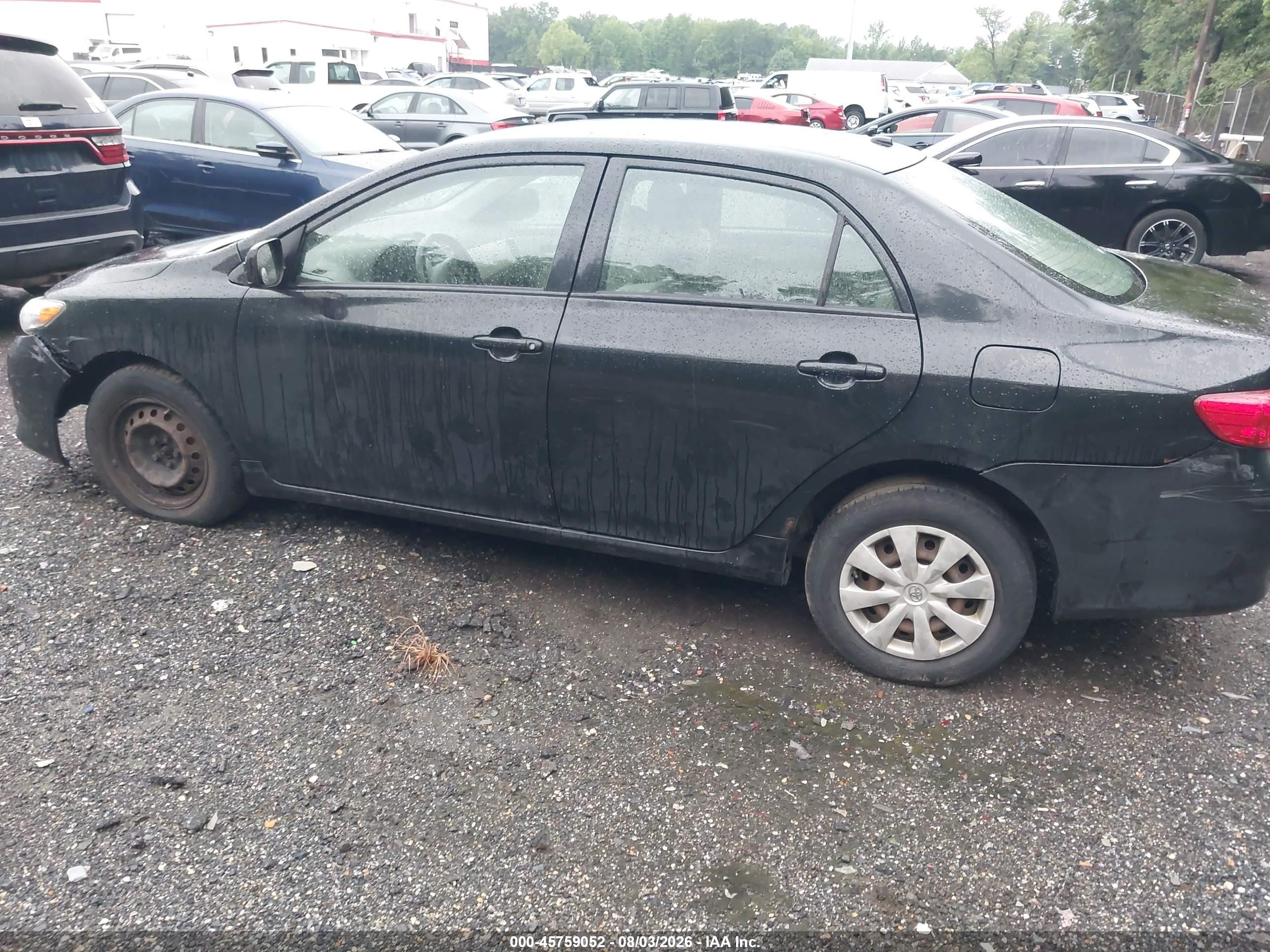 2009 Toyota Corolla Black vin: 1NXBU40E49Z002965