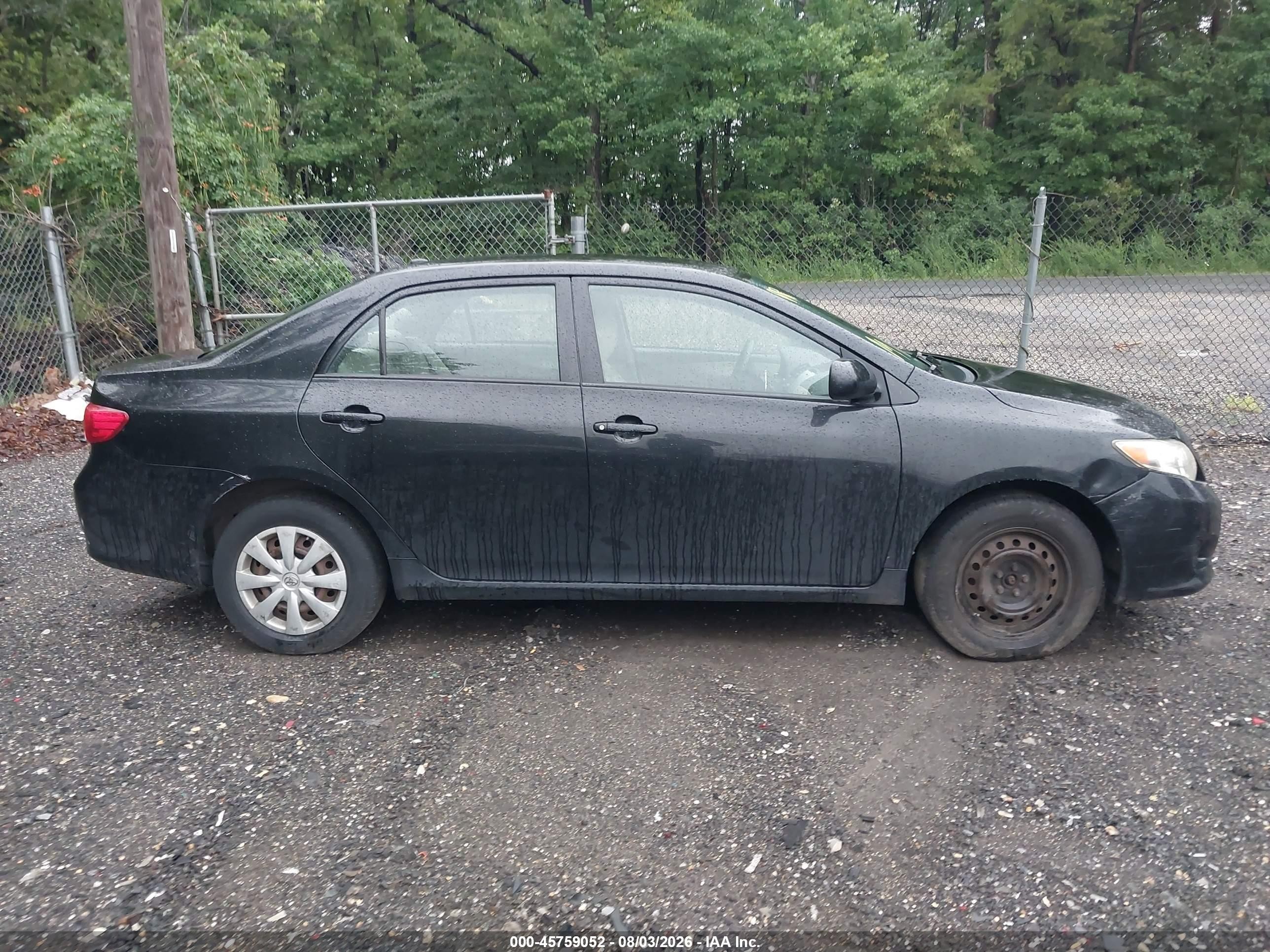 2009 Toyota Corolla Black vin: 1NXBU40E49Z002965