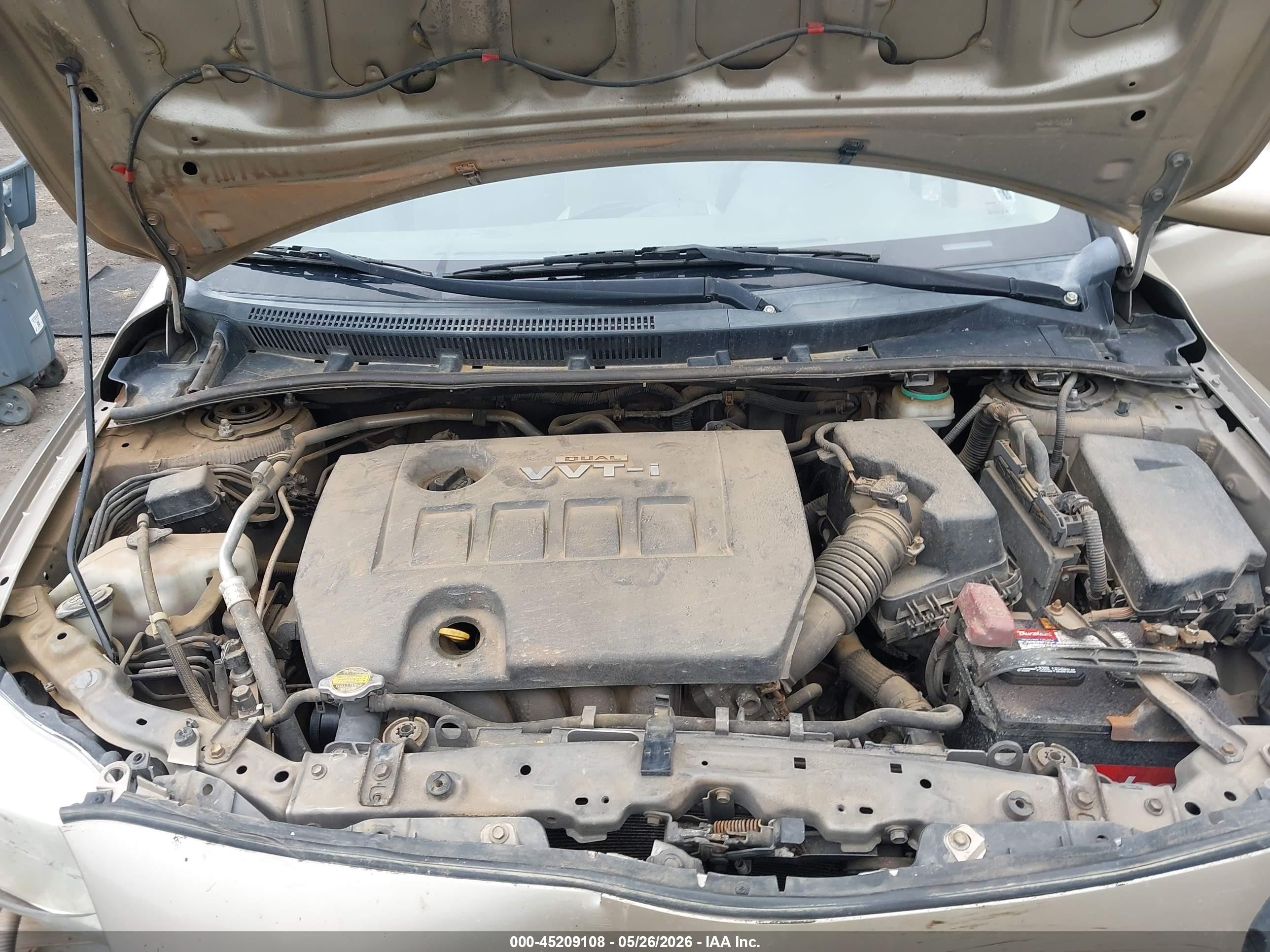 2009 Toyota Corolla Le Beige vin: 1NXBU40E49Z005767