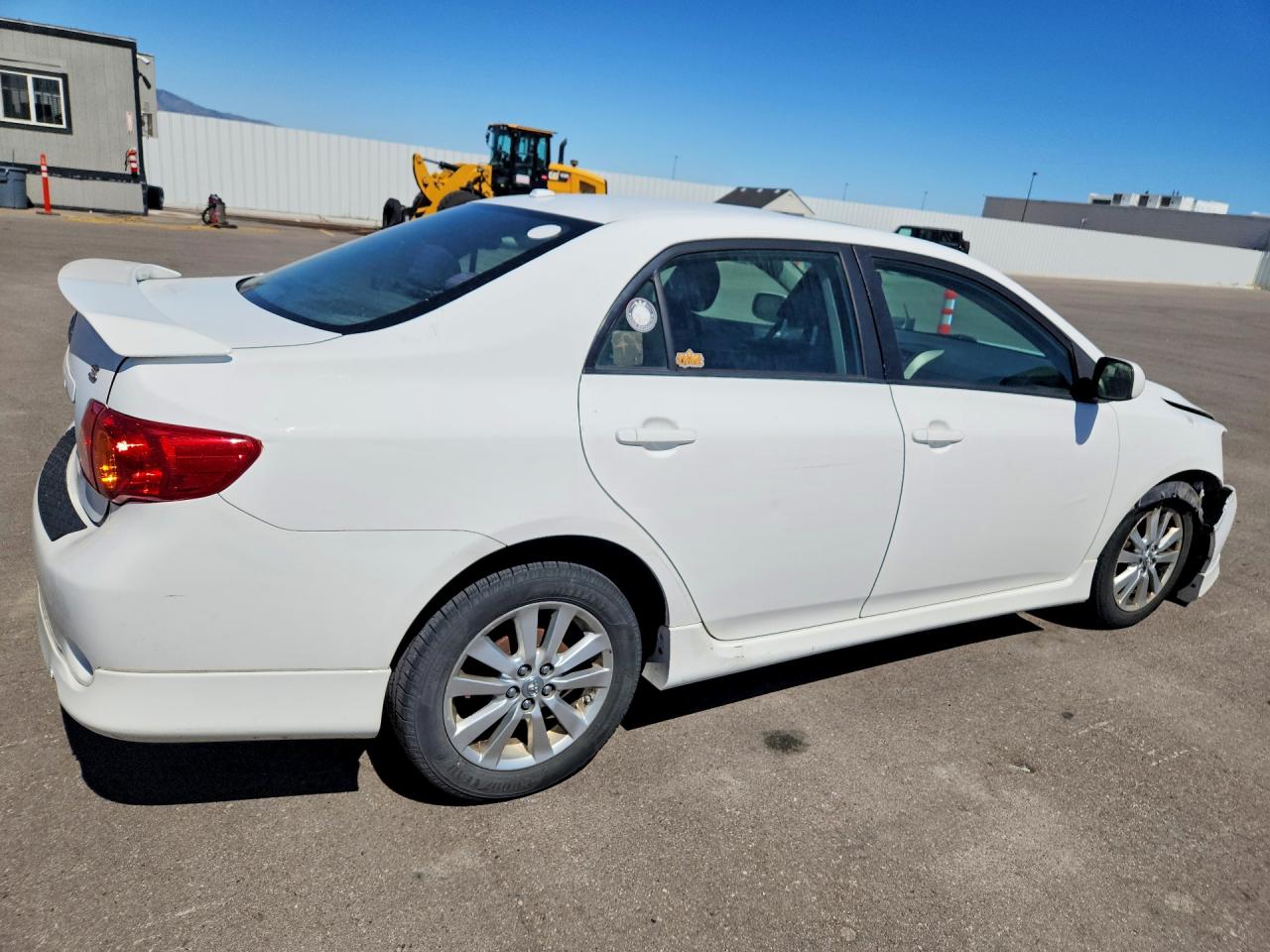 2009 Toyota Corolla S White vin: 1NXBU40E49Z007471