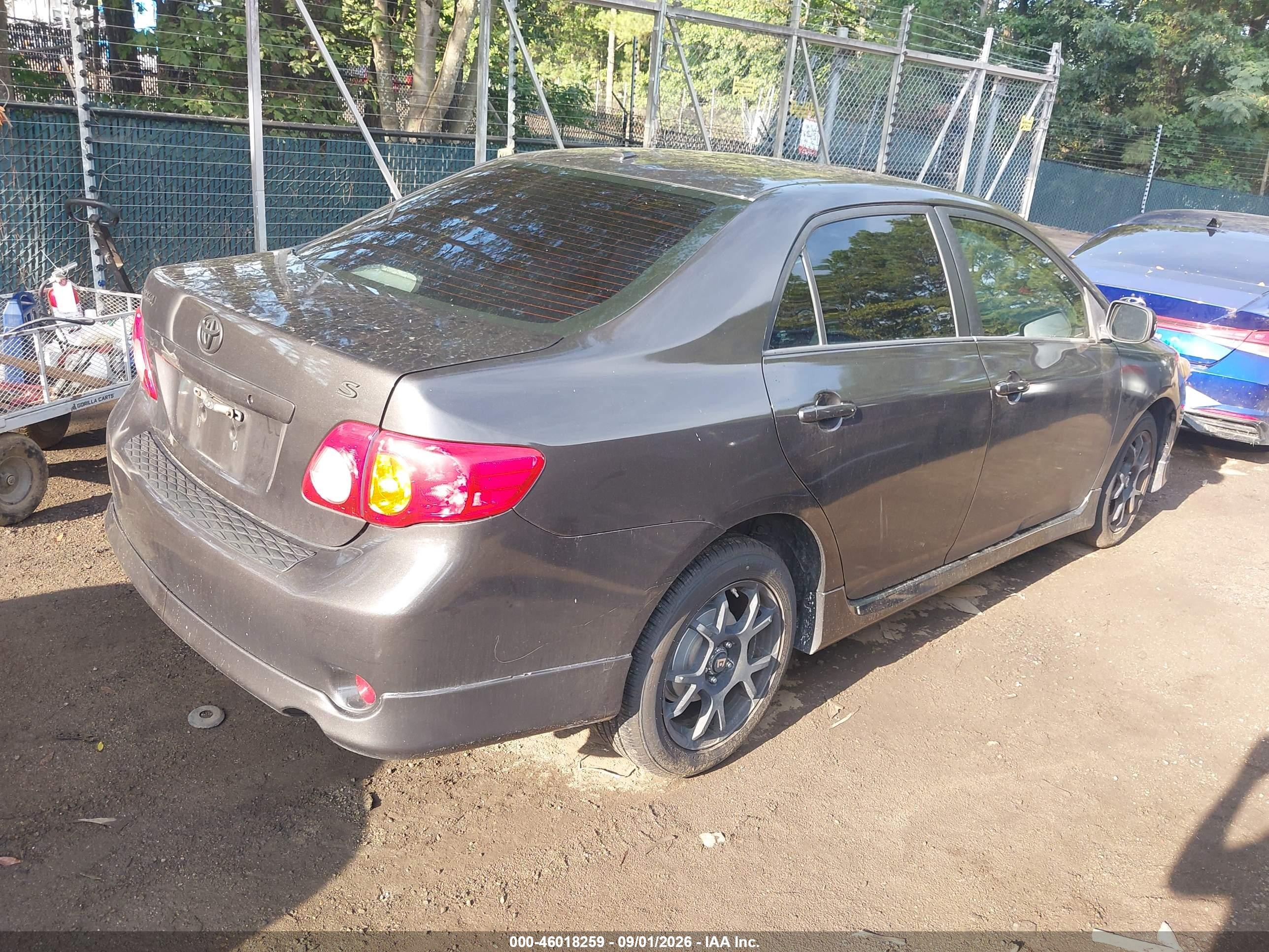 2009 Toyota Corolla S Gray vin: 1NXBU40E49Z021449