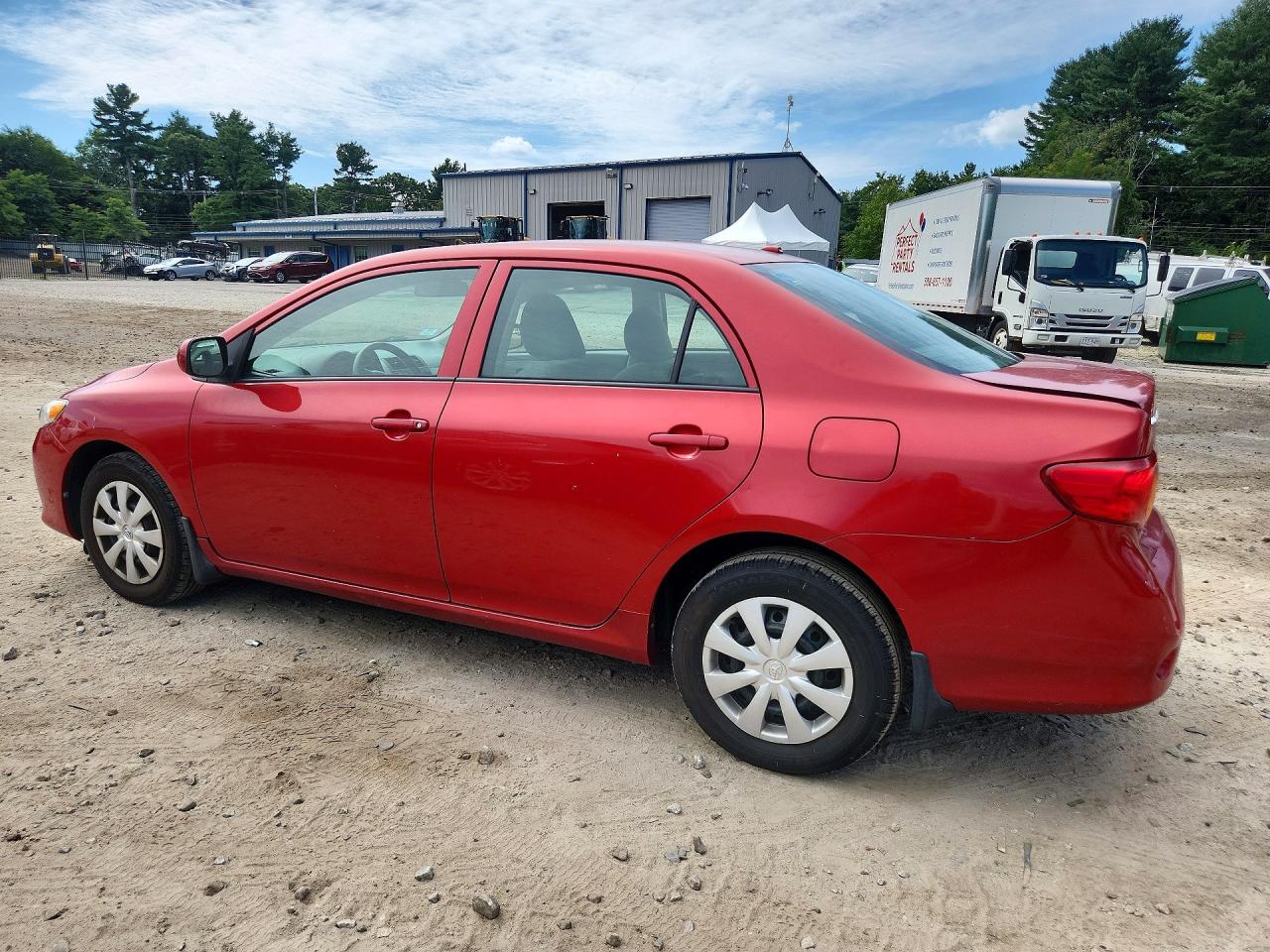2009 Toyota Corolla Le Red vin: 1NXBU40E49Z022147