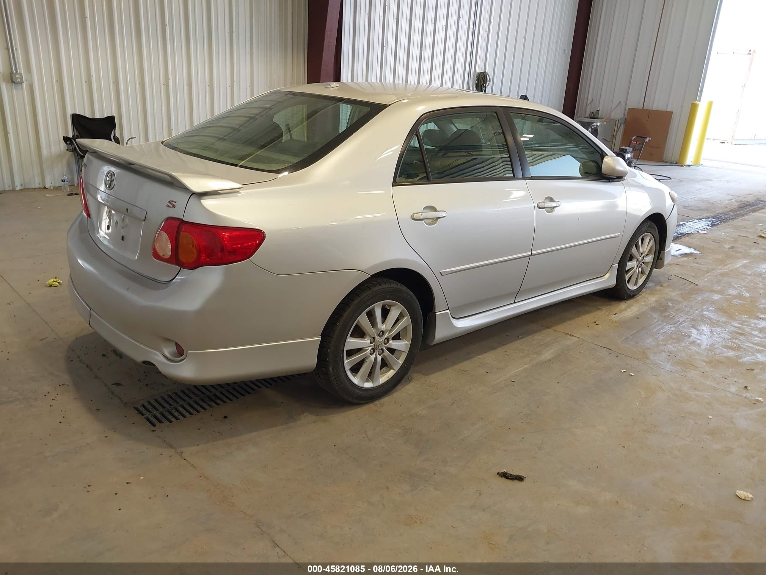 2009 Toyota Corolla S Silver vin: 1NXBU40E49Z035092
