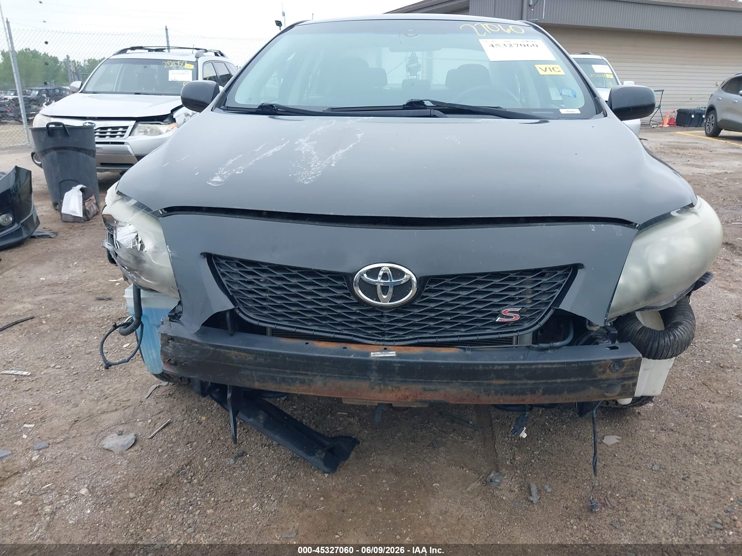 2009 Toyota Corolla S Black vin: 1NXBU40E49Z040793