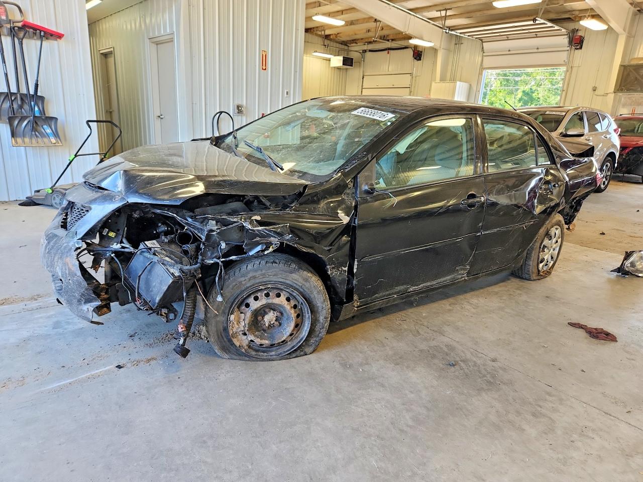 2009 Toyota Corolla Base Black vin: 1NXBU40E49Z042947