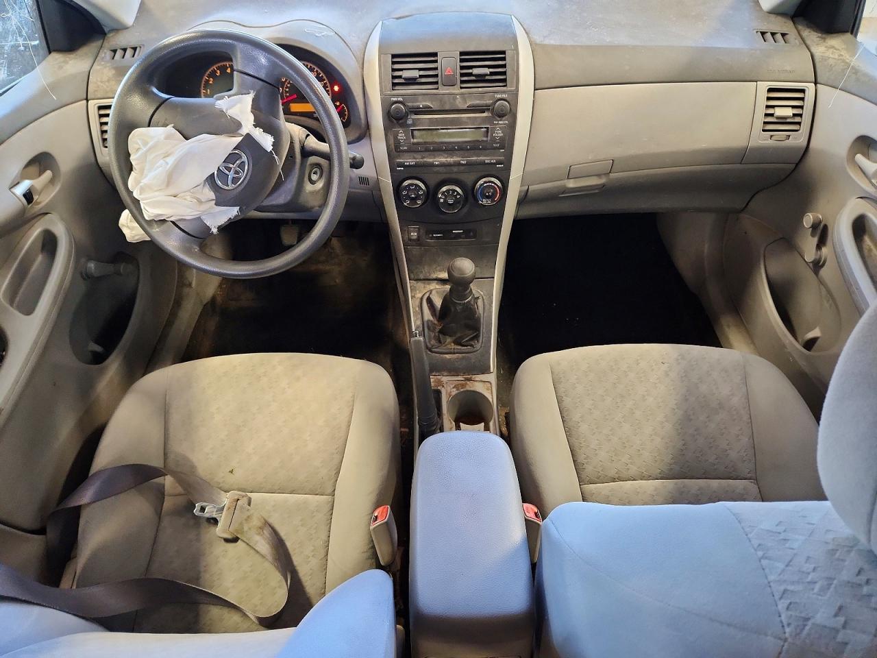 2009 Toyota Corolla Base Black vin: 1NXBU40E49Z042947