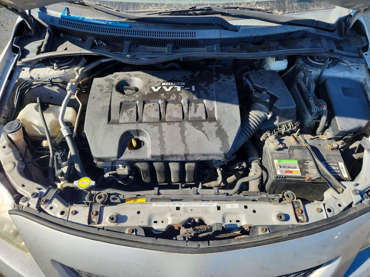 2009 Toyota Corolla Le Серебряный vin: 1NXBU40E49Z043161