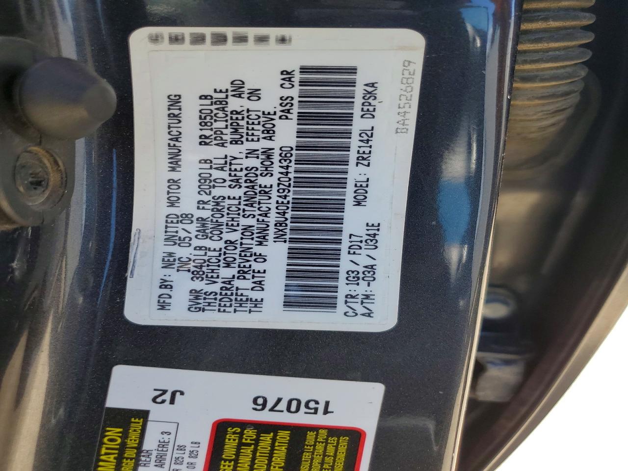 2009 Toyota Corolla S Gray vin: 1NXBU40E49Z044360