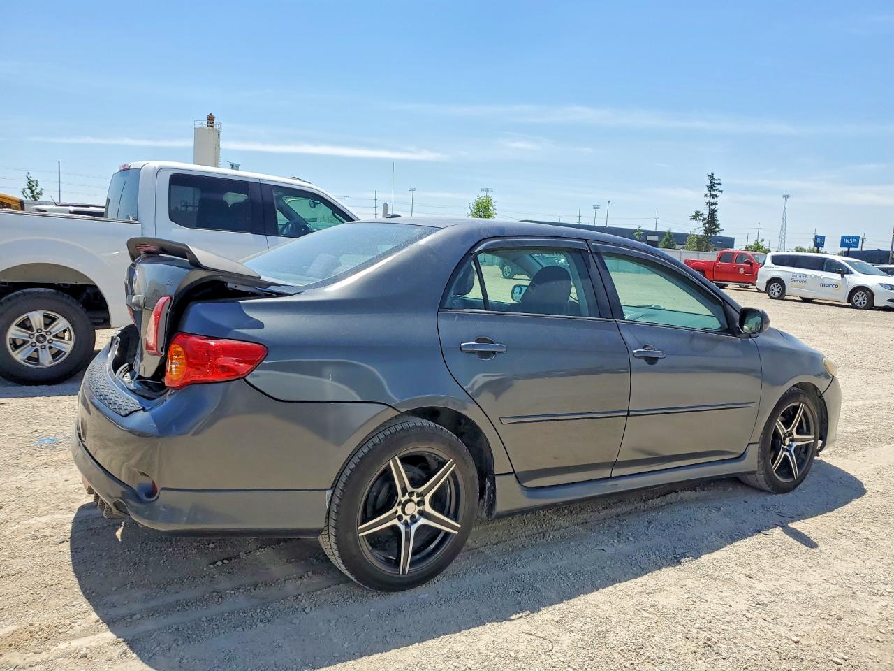 2009 Toyota Corolla S Gray vin: 1NXBU40E49Z044360