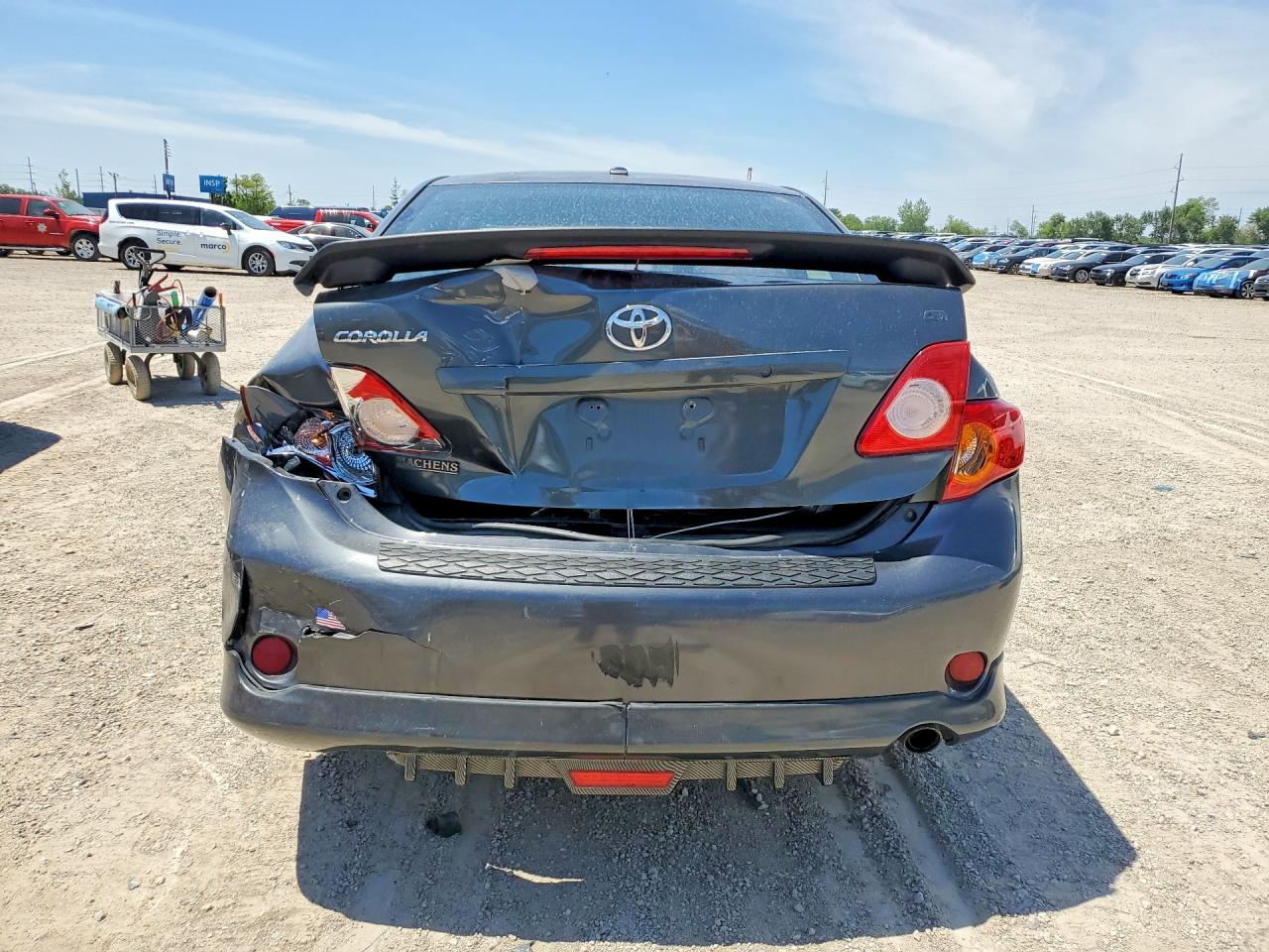 2009 Toyota Corolla S Gray vin: 1NXBU40E49Z044360