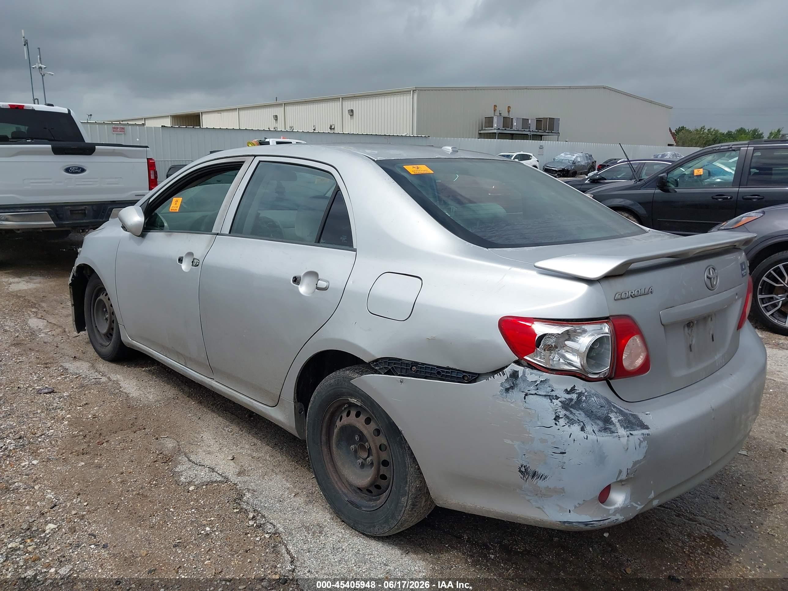 2009 Toyota Corolla Le Серебряный vin: 1NXBU40E49Z049445