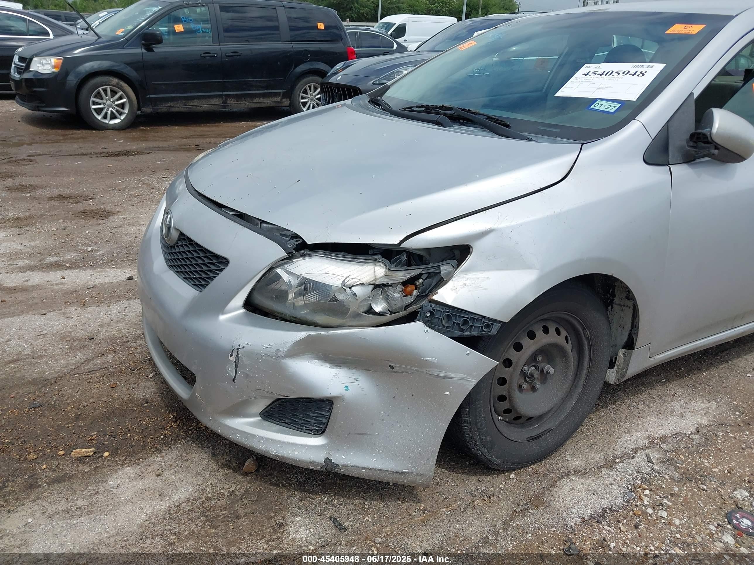 2009 Toyota Corolla Le Серебряный vin: 1NXBU40E49Z049445