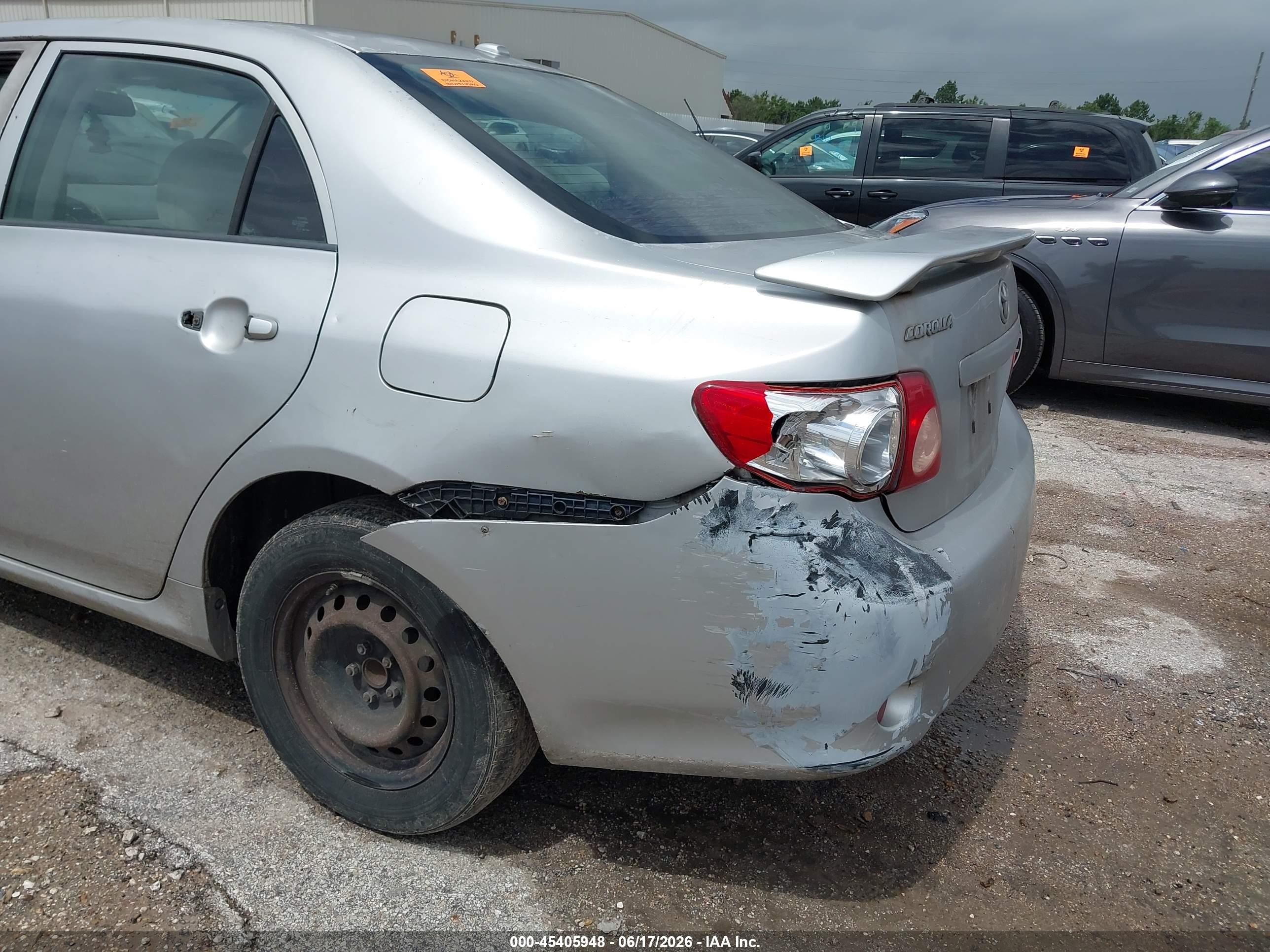 2009 Toyota Corolla Le Серебряный vin: 1NXBU40E49Z049445
