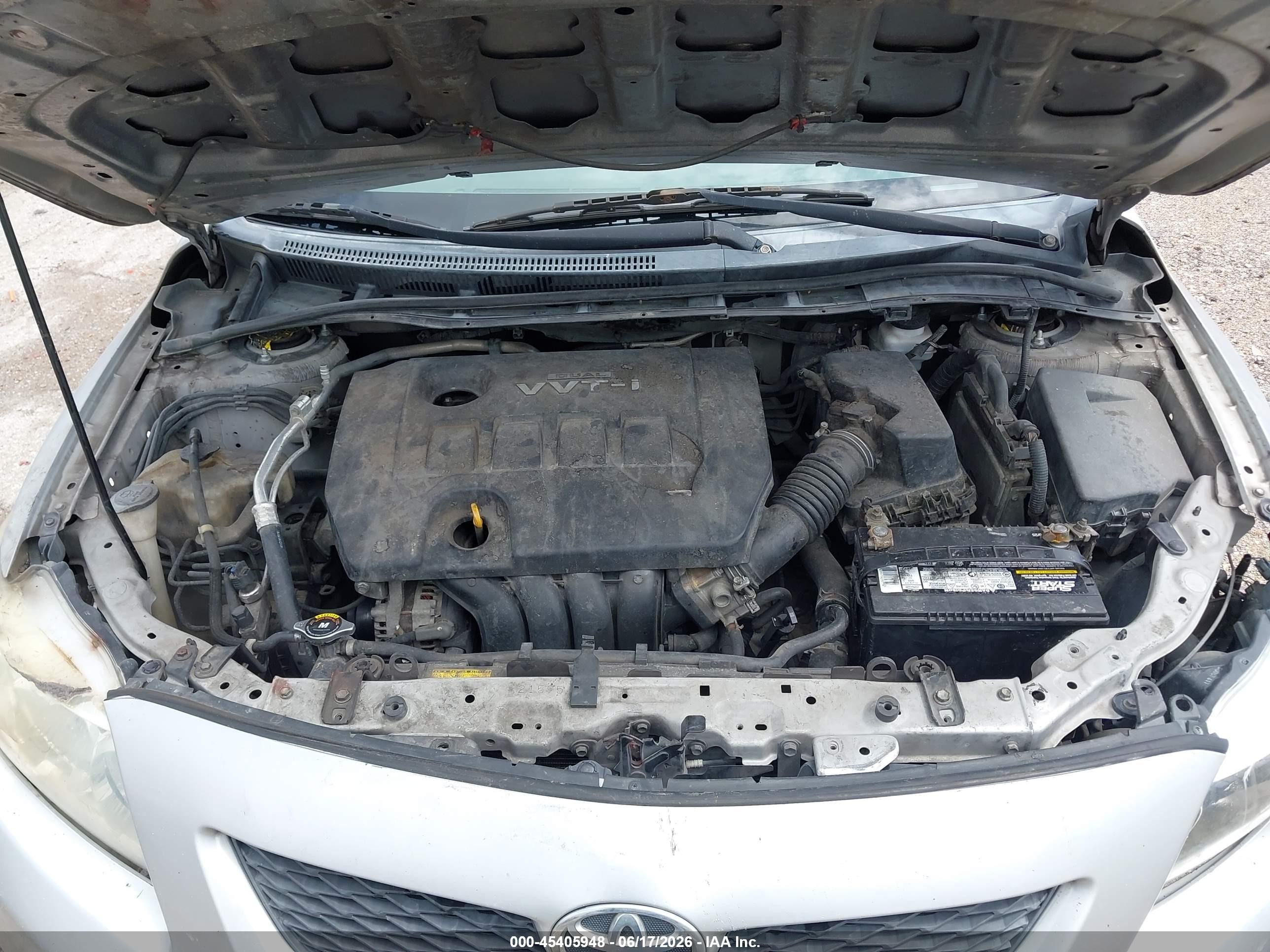 2009 Toyota Corolla Le Серебряный vin: 1NXBU40E49Z049445
