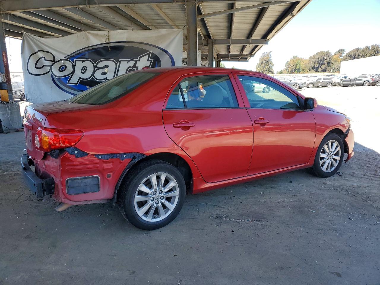 2009 Toyota Corolla Le Burgundy vin: 1NXBU40E49Z055844