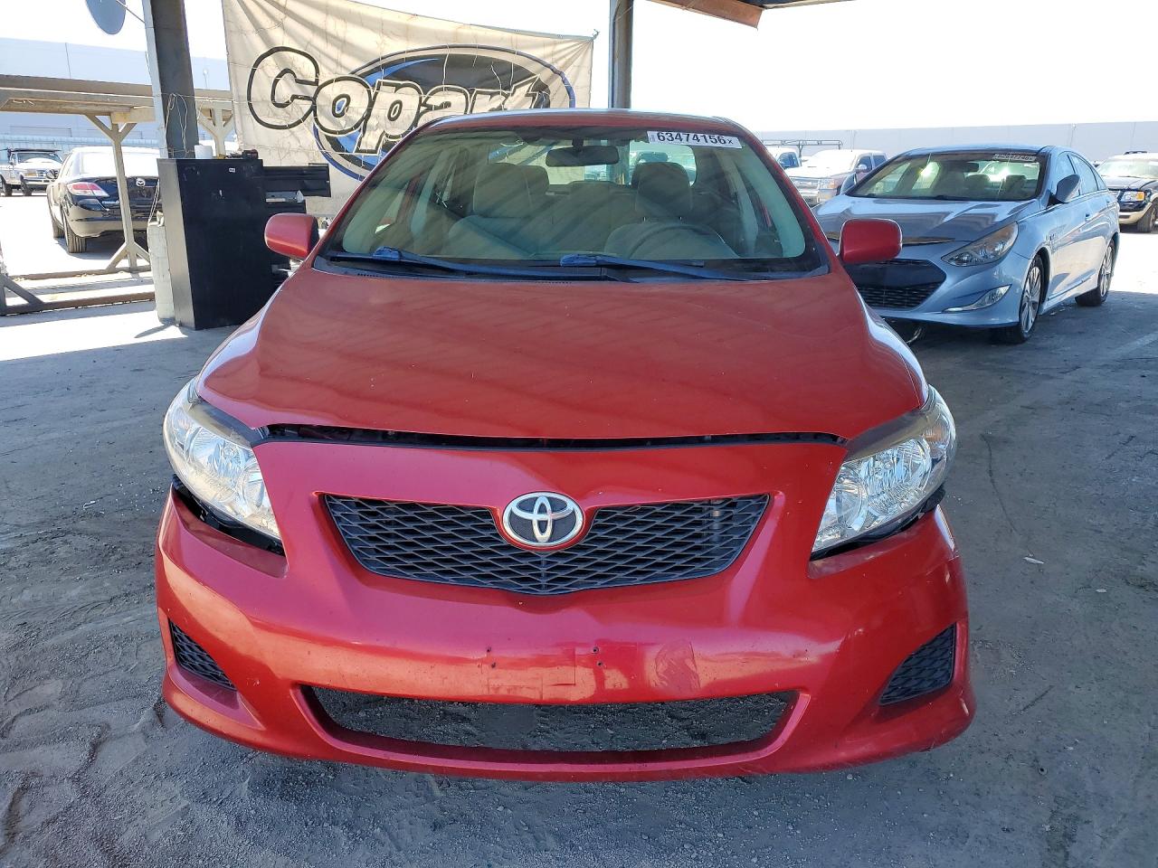 2009 Toyota Corolla Le Burgundy vin: 1NXBU40E49Z055844