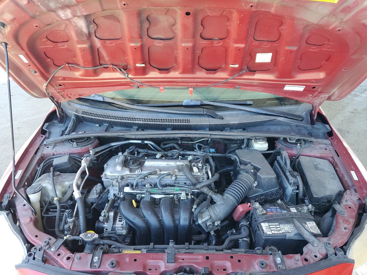 2009 Toyota Corolla Le Burgundy vin: 1NXBU40E49Z055844