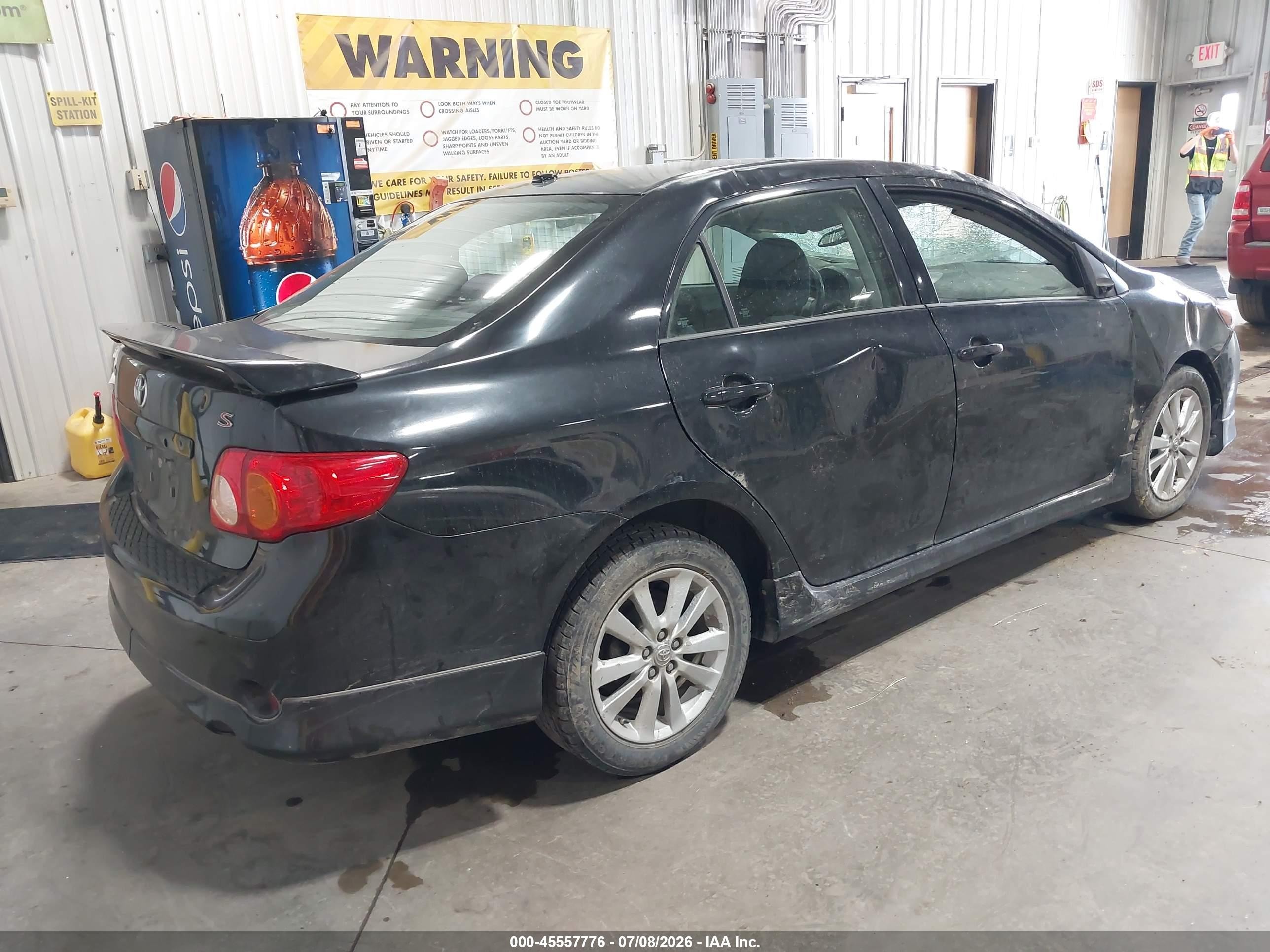 2009 Toyota Corolla S Черный vin: 1NXBU40E49Z058324
