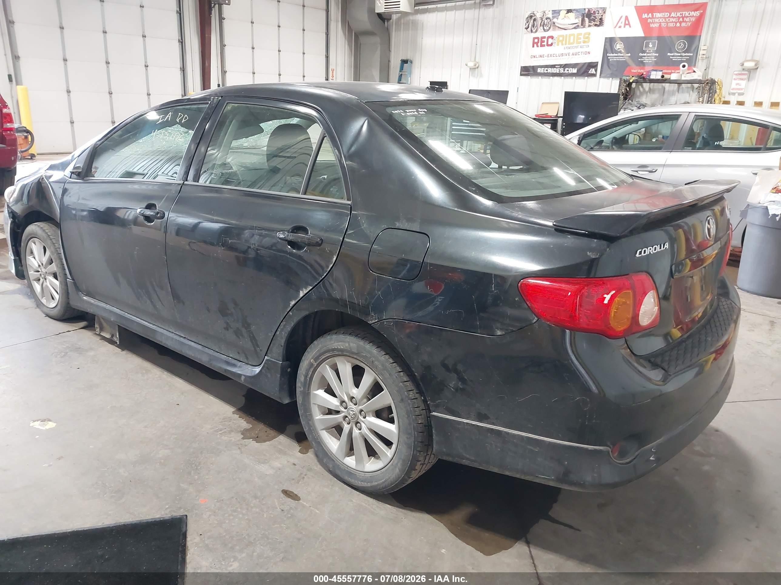 2009 Toyota Corolla S Черный vin: 1NXBU40E49Z058324