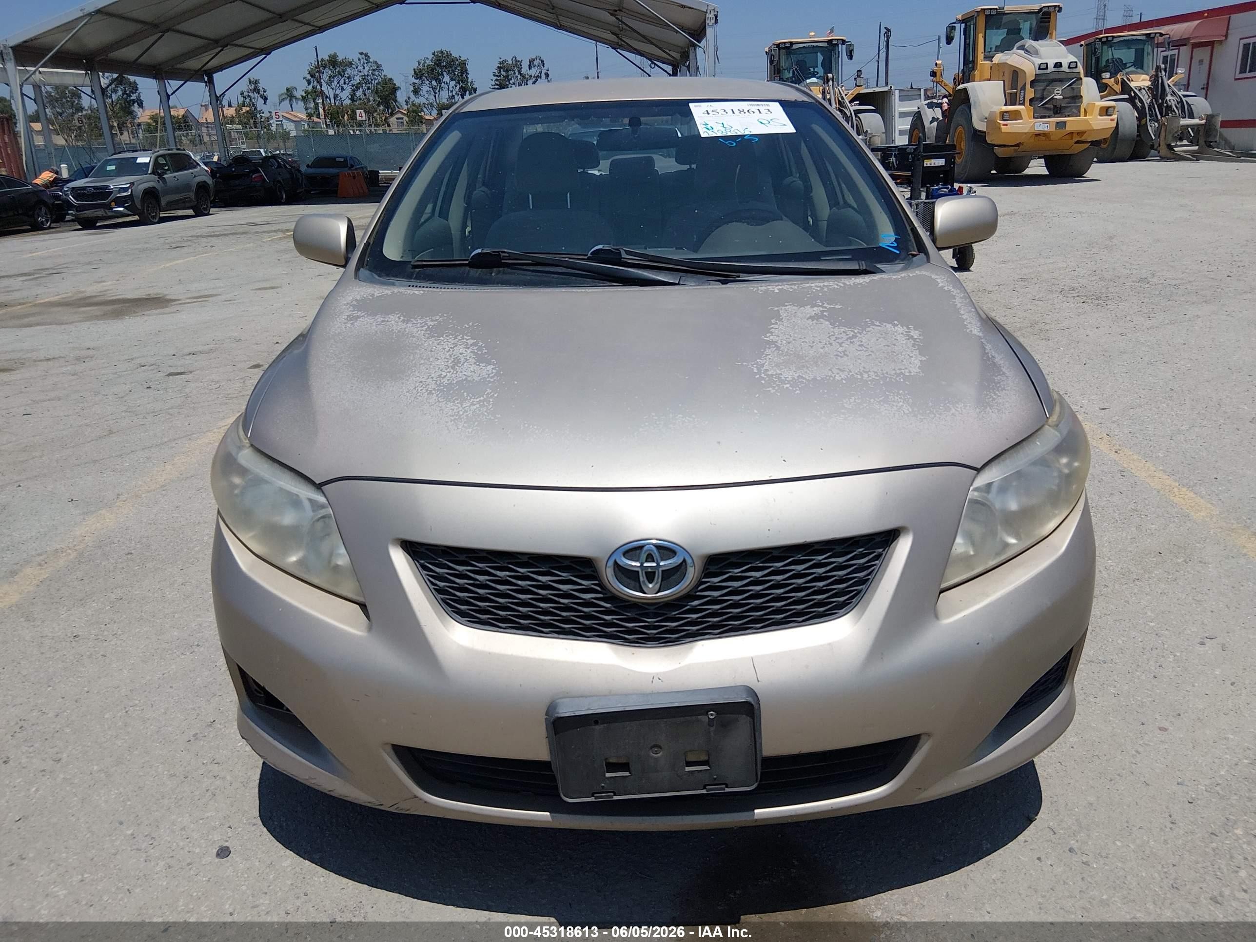 2009 Toyota Corolla Le Золотой vin: 1NXBU40E49Z063488