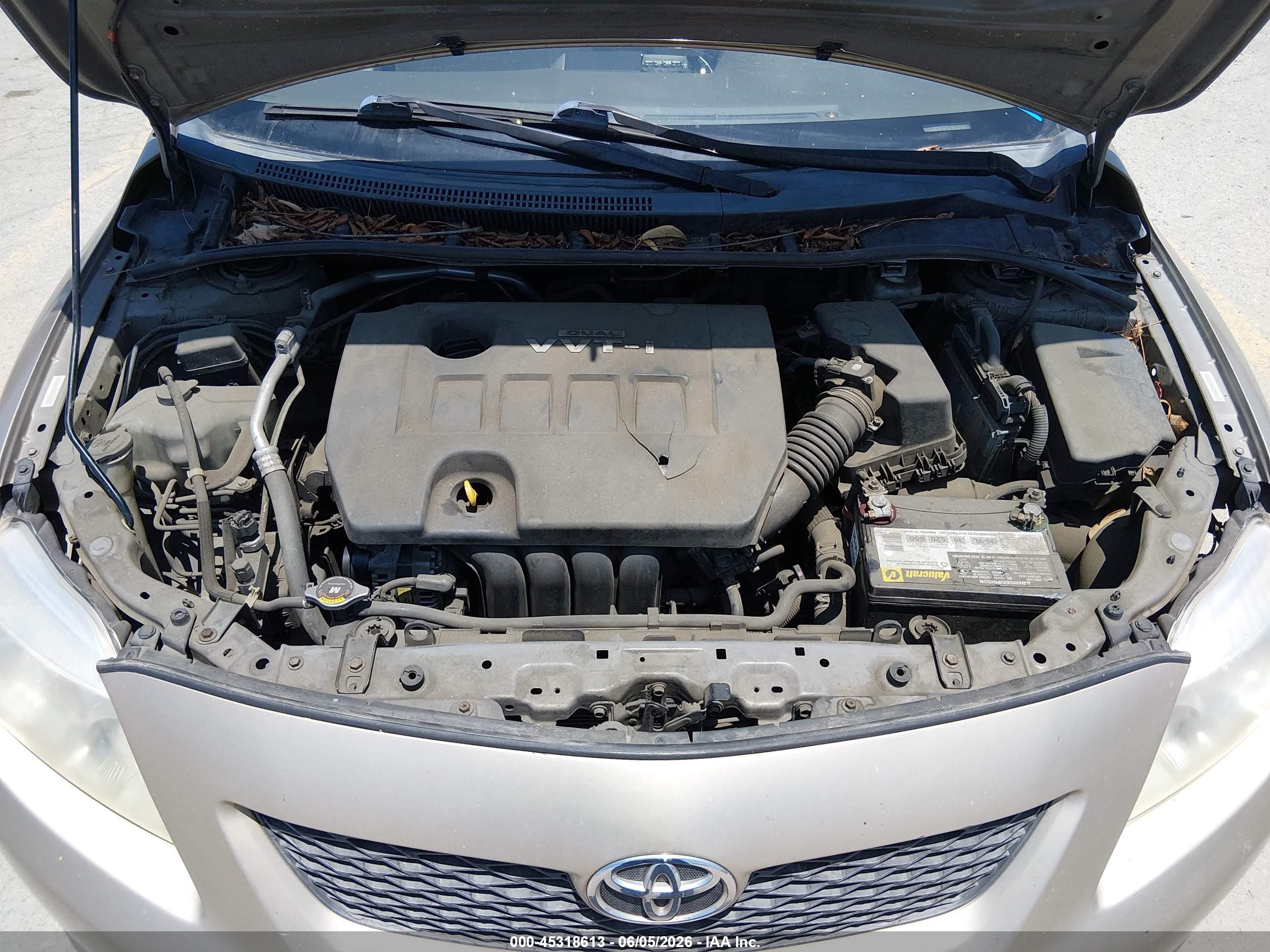 2009 Toyota Corolla Le Золотой vin: 1NXBU40E49Z063488