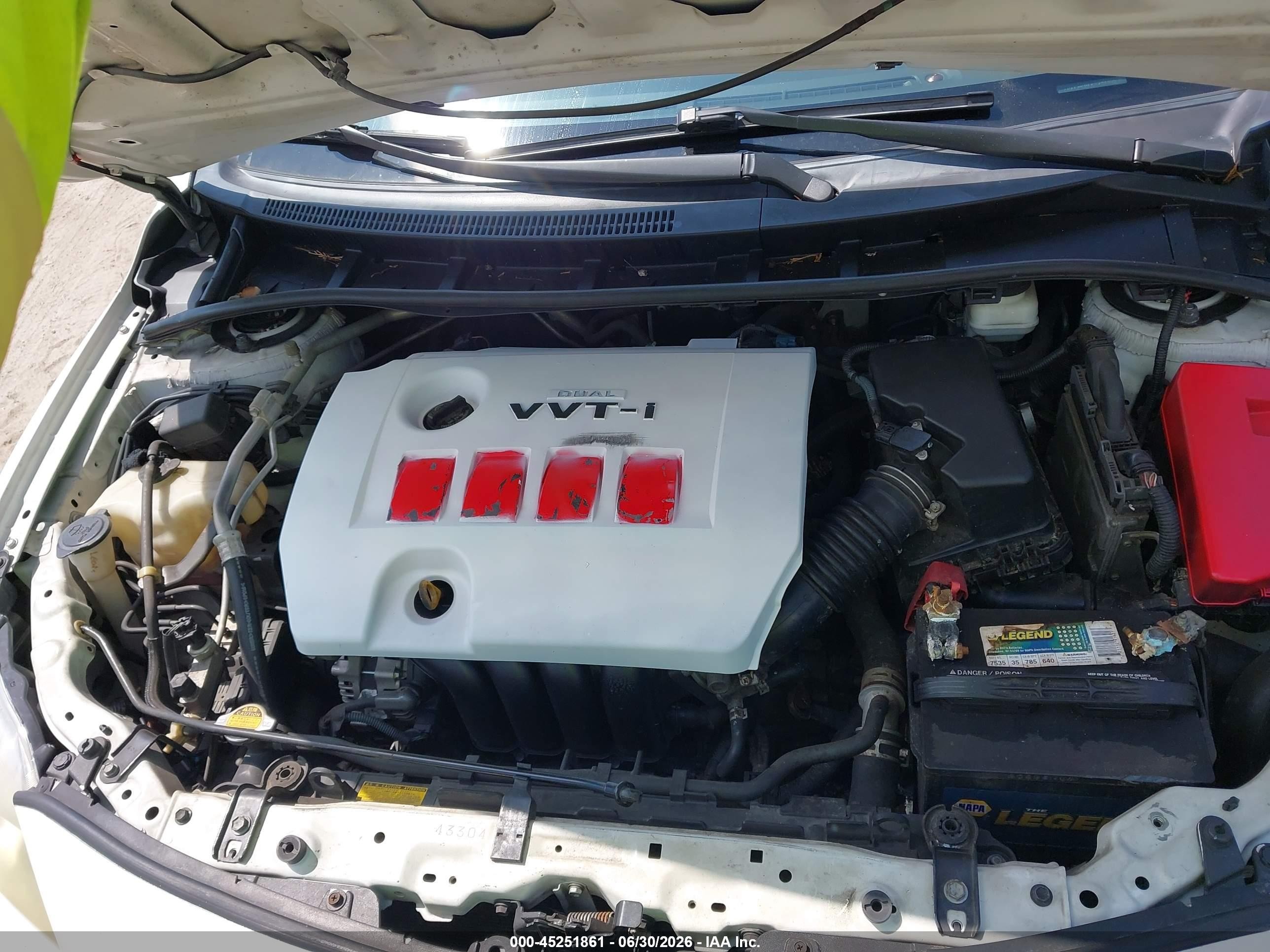 2009 Toyota Corolla S White vin: 1NXBU40E49Z065029