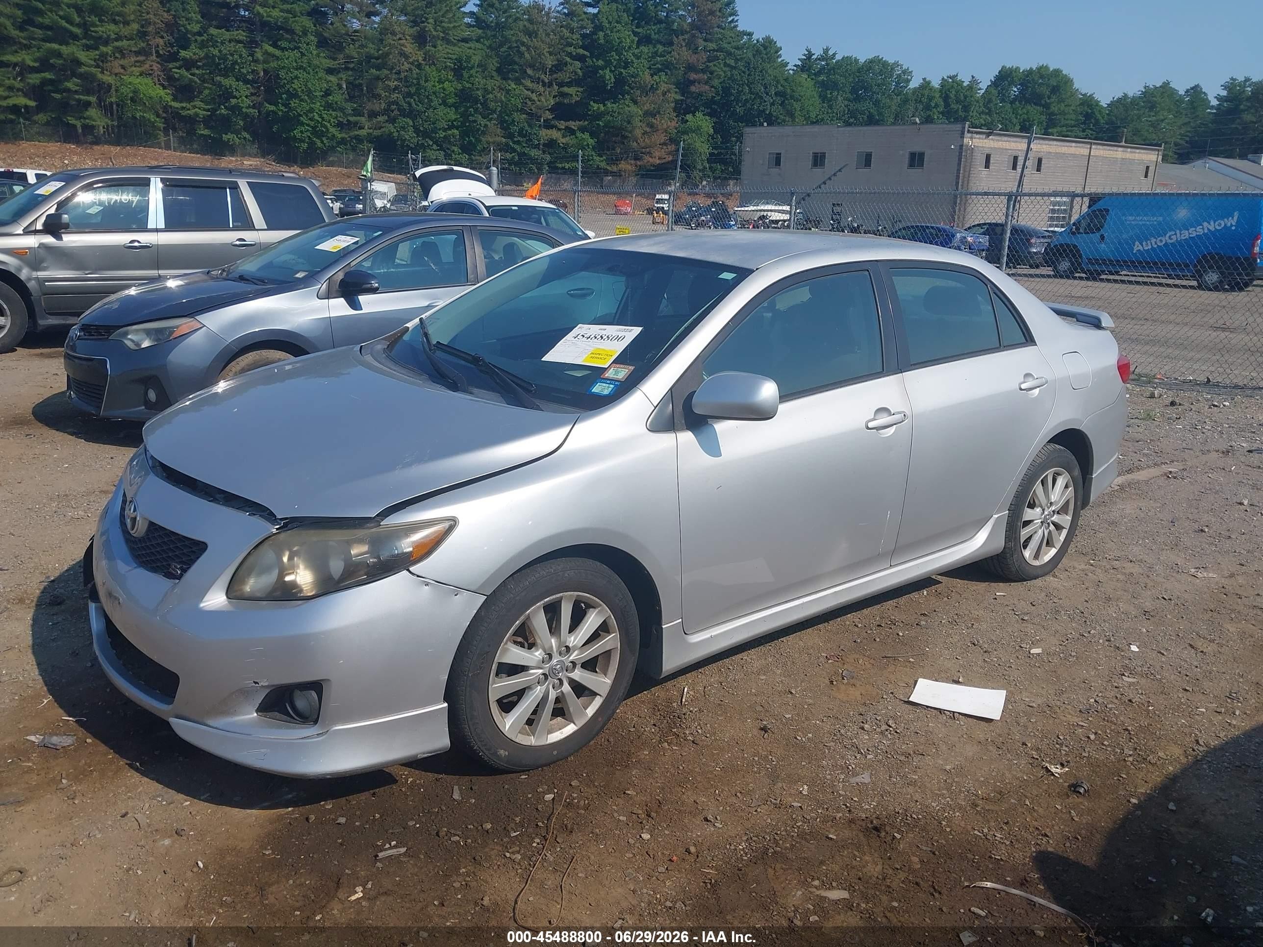 2009 Toyota Corolla S Silver vin: 1NXBU40E49Z081571