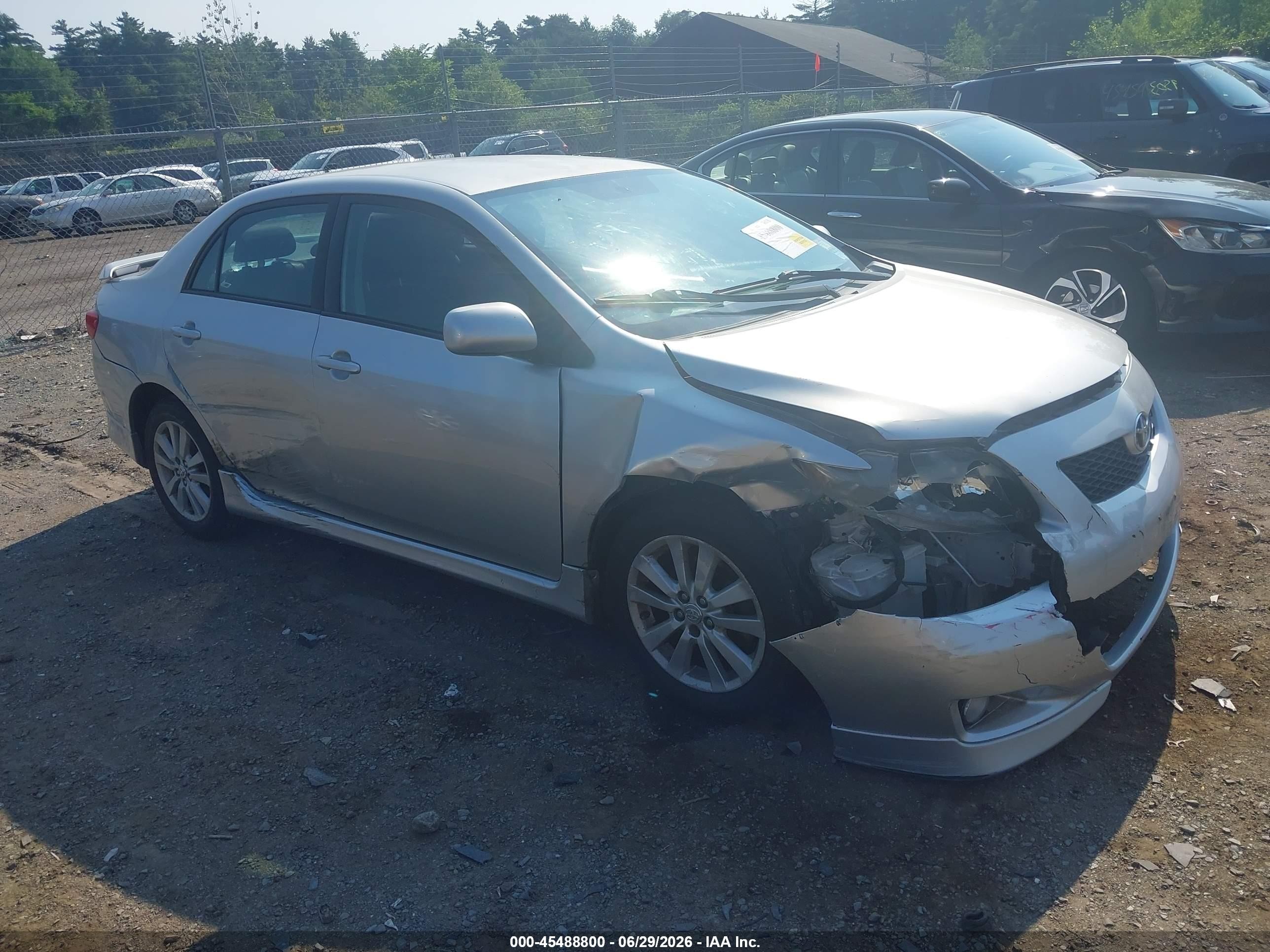 2009 Toyota Corolla S Silver vin: 1NXBU40E49Z081571