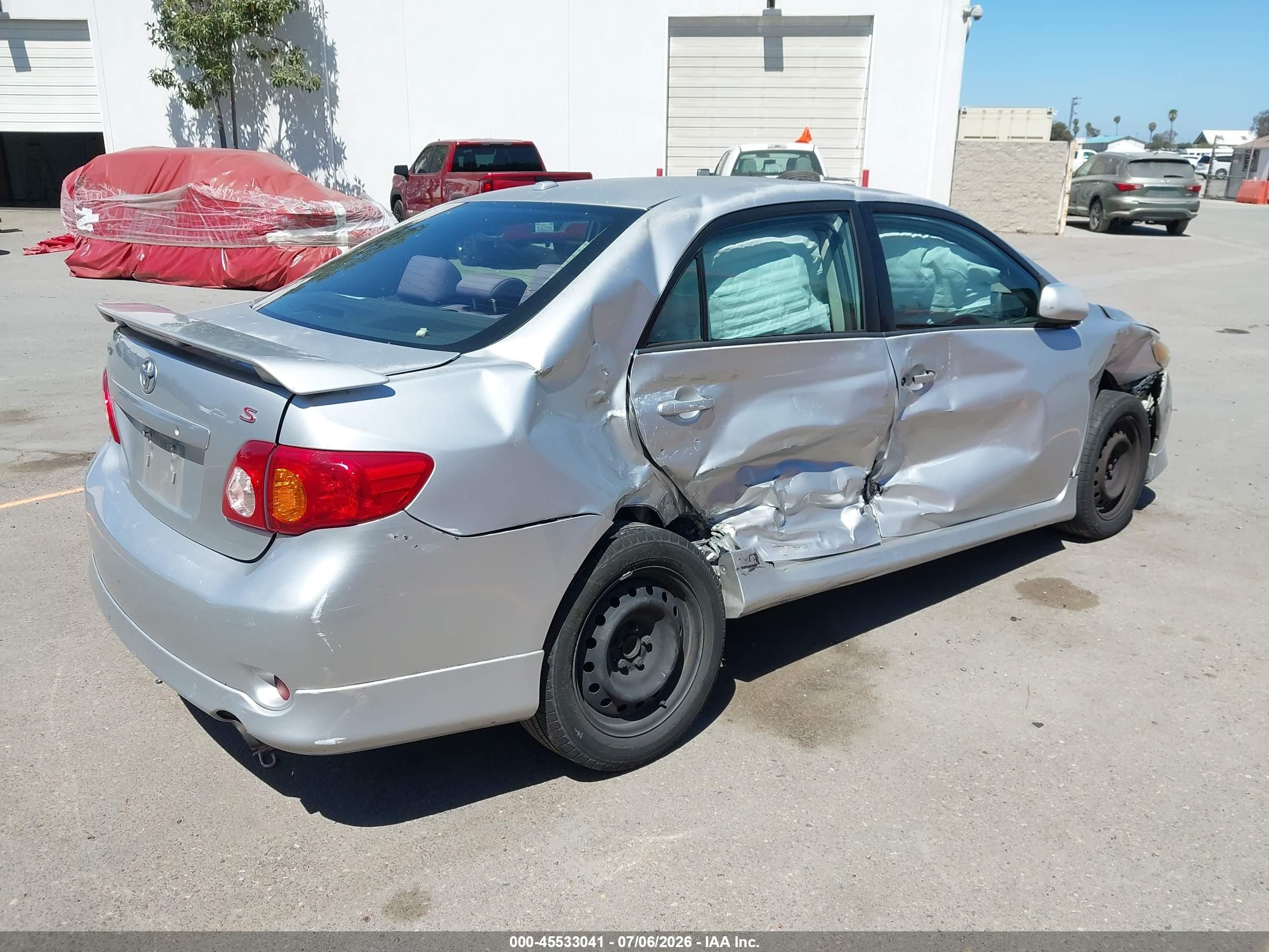 2009 Toyota Corolla S Silver vin: 1NXBU40E49Z085541